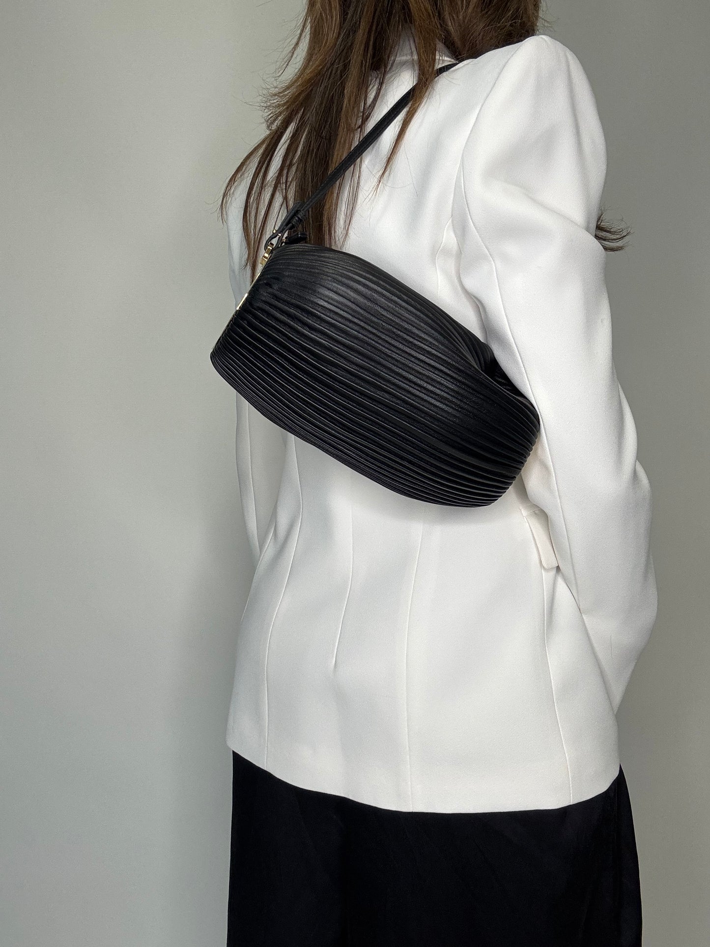 Loewe Bracelet Pouch Pleated Nappa Bag