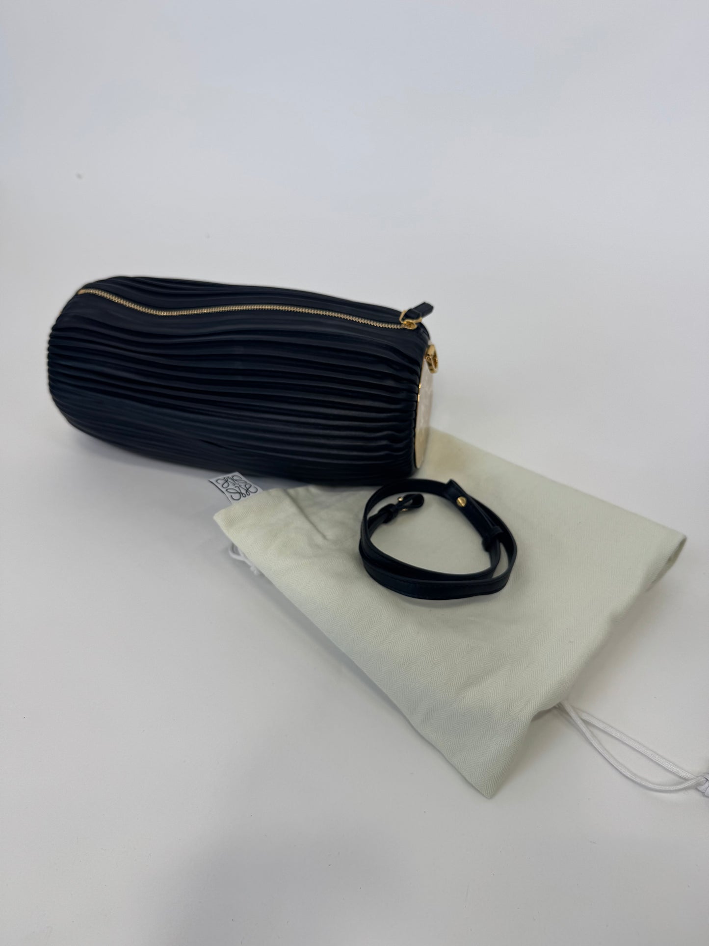 Loewe Bracelet Pouch Pleated Nappa Bag