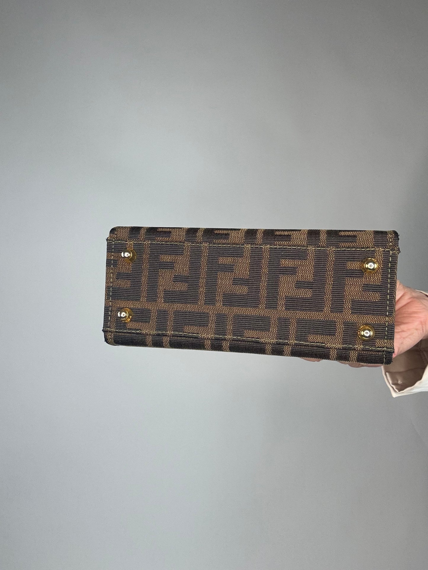Fendi Zucca Vintage Two Way Small Top Handle