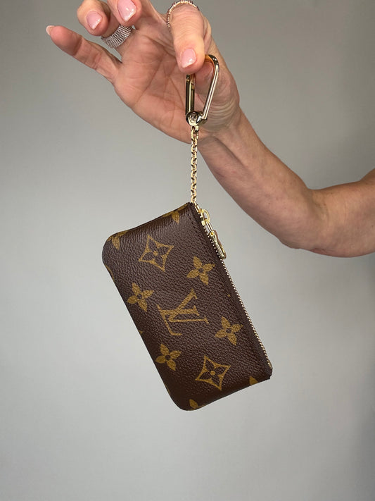 Louis Vuitton Monogram Pochette Cle Coin Pouch