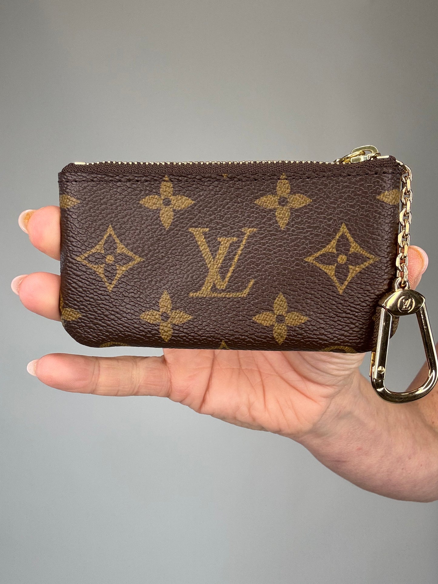 Louis Vuitton Monogram Pochette Cle Coin Pouch