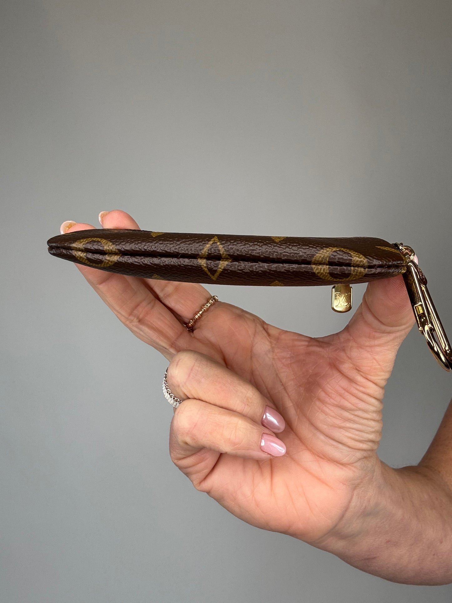 Louis Vuitton Monogram Pochette Cle Coin Pouch