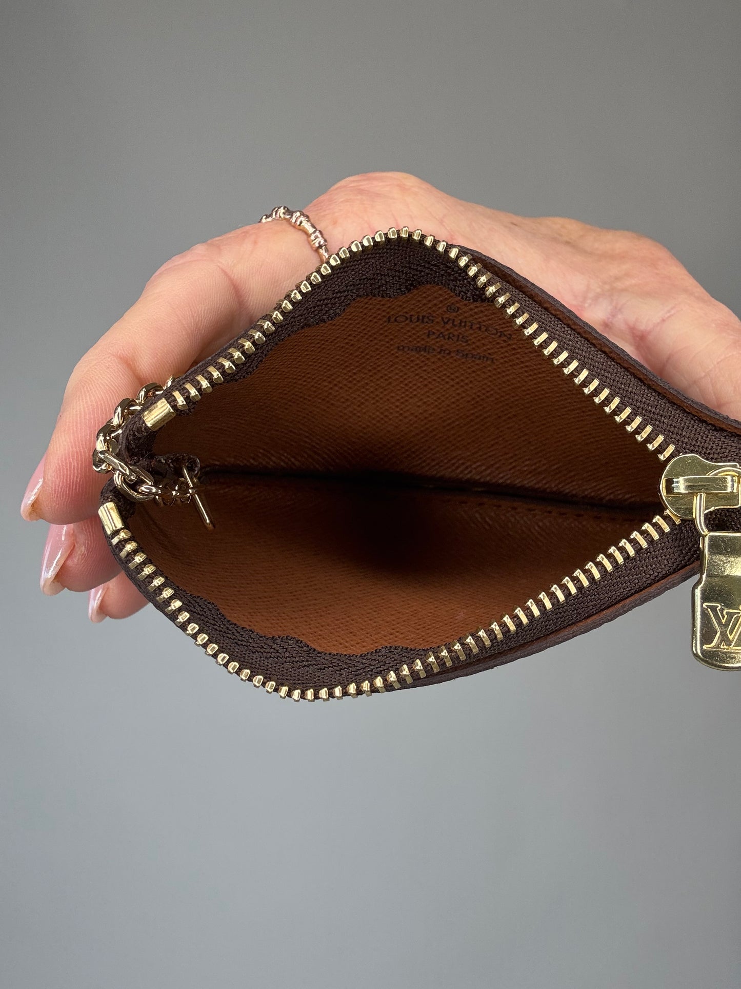 Louis Vuitton Monogram Pochette Cle Coin Pouch