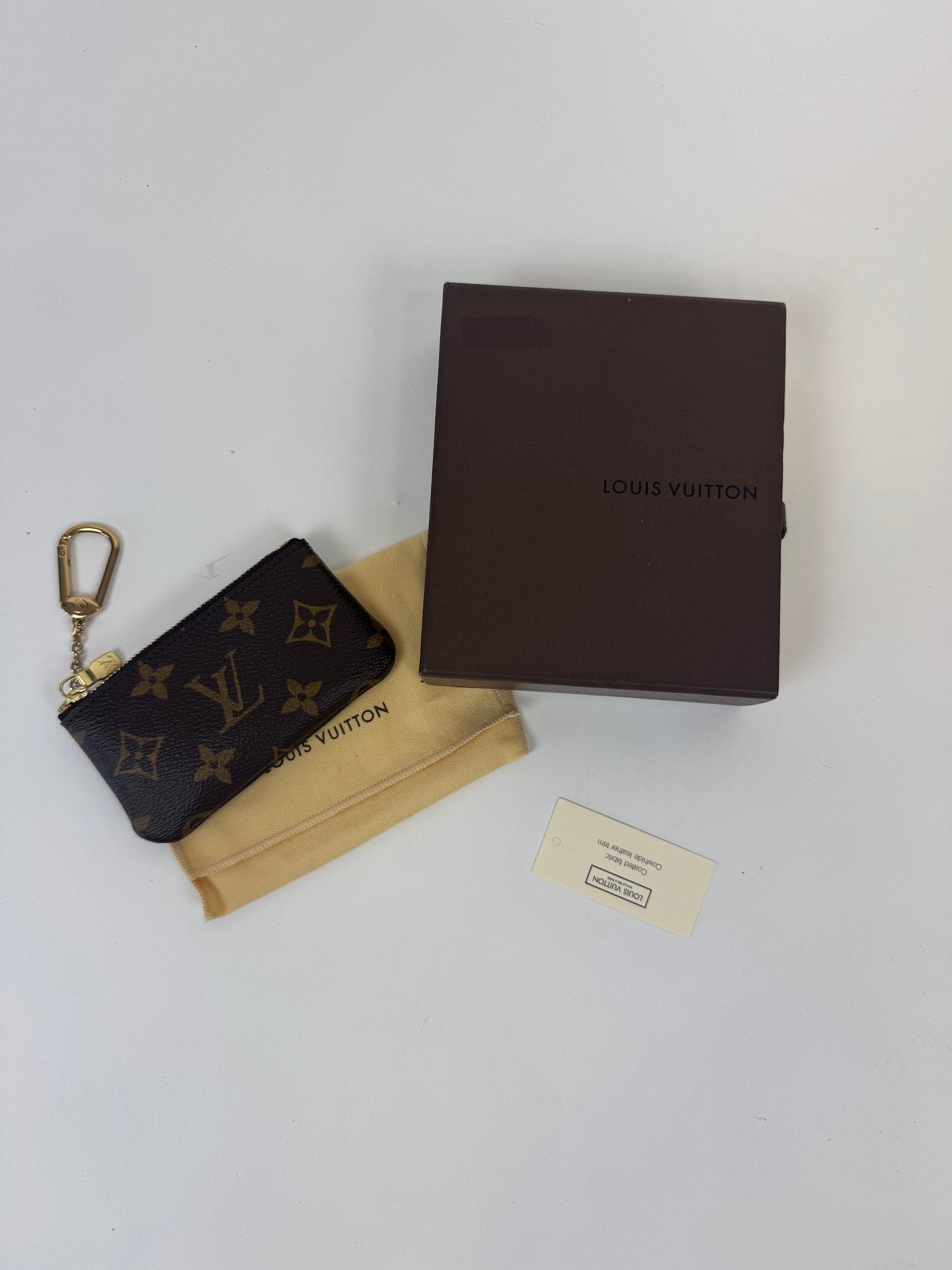 Louis Vuitton Monogram Pochette Cle Coin Pouch