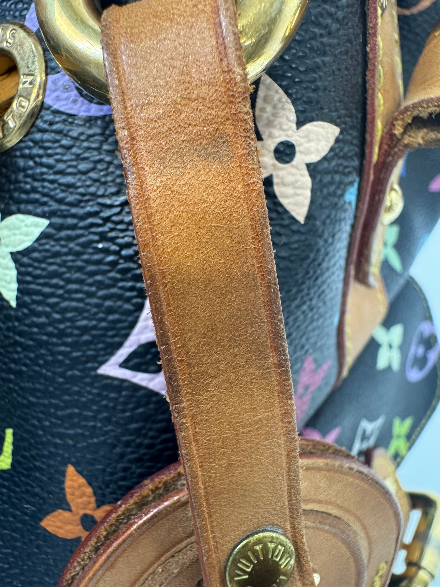 Louis Vuitton Takashi Murakami Neo Petite Black Multi Color Monogram