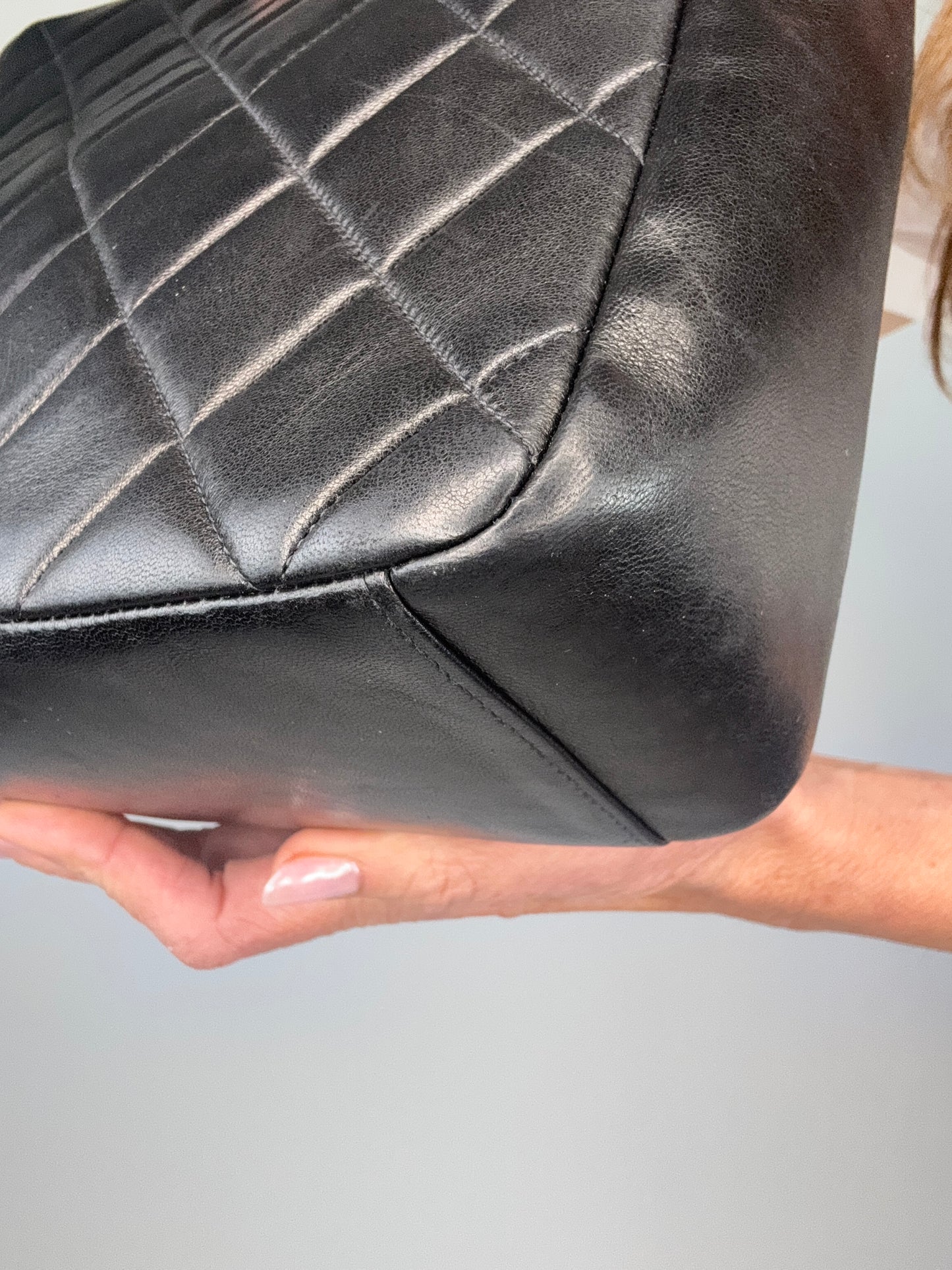 Chanel Vintage Double Turnlock Ulta Rare Lambskin Bag