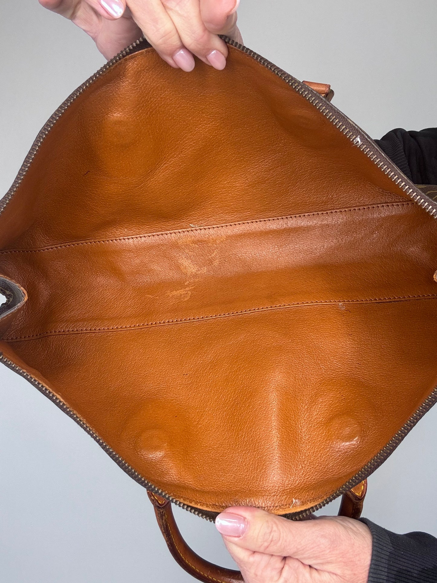 Louis Vuitton Rare Vintage Monogram Triangle Sac