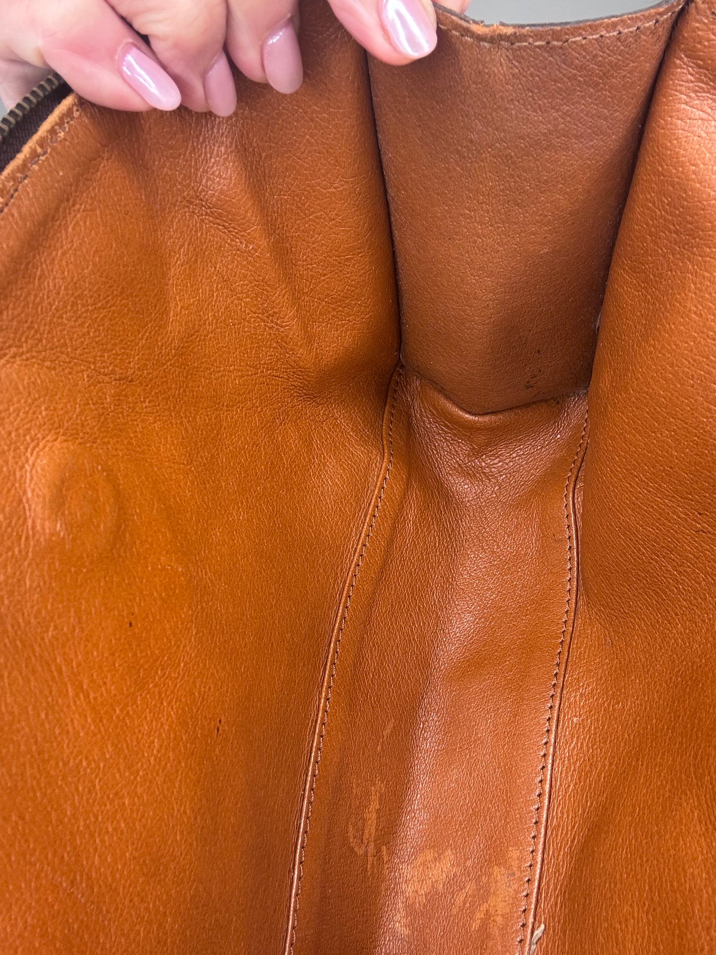 Louis Vuitton Rare Vintage Monogram Triangle Sac