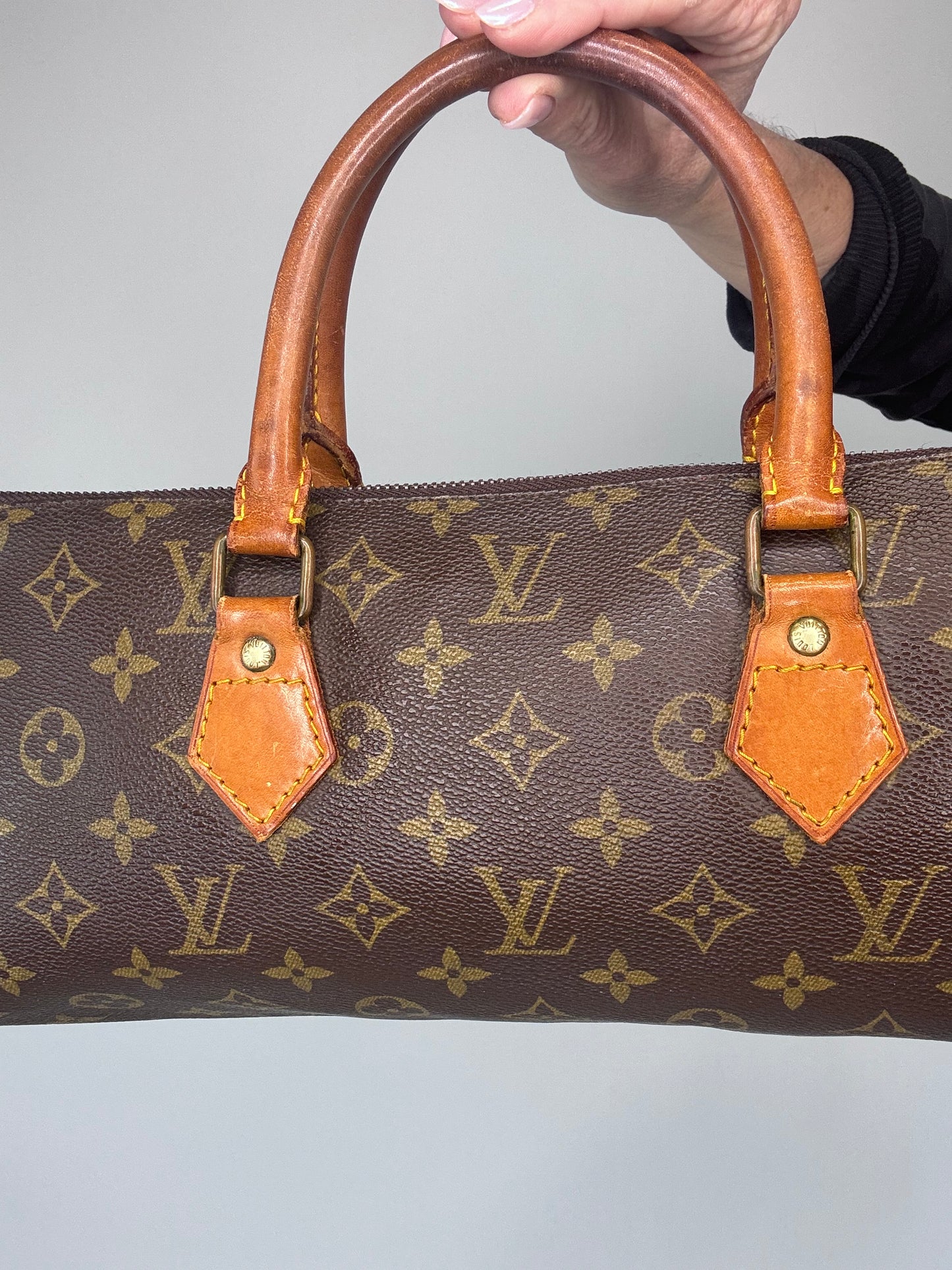 Louis Vuitton Rare Vintage Monogram Triangle Sac