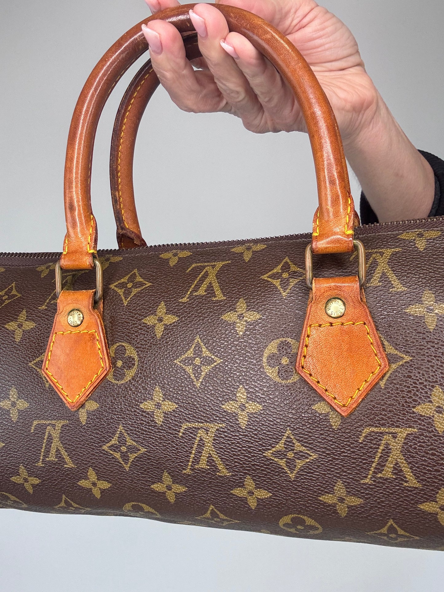 Louis Vuitton Rare Vintage Monogram Triangle Sac