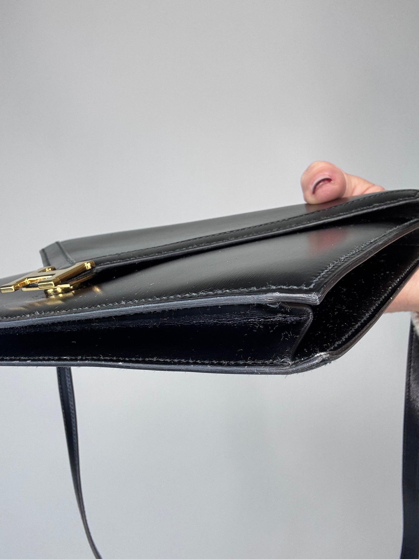 Hermes Libby Vintage Box CalfSkin Bag