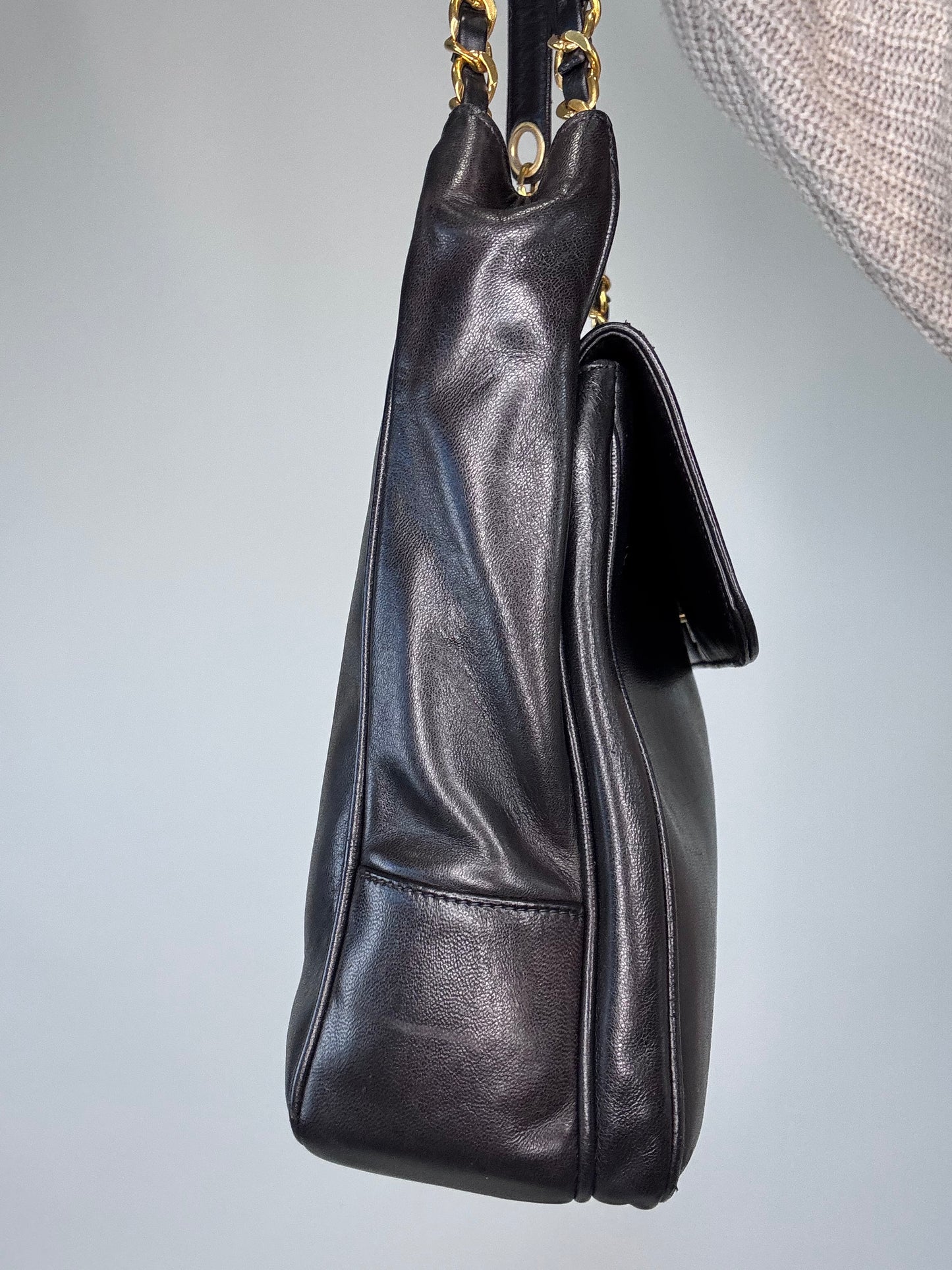 Chanel Rare Lambskin Double Sided Tote