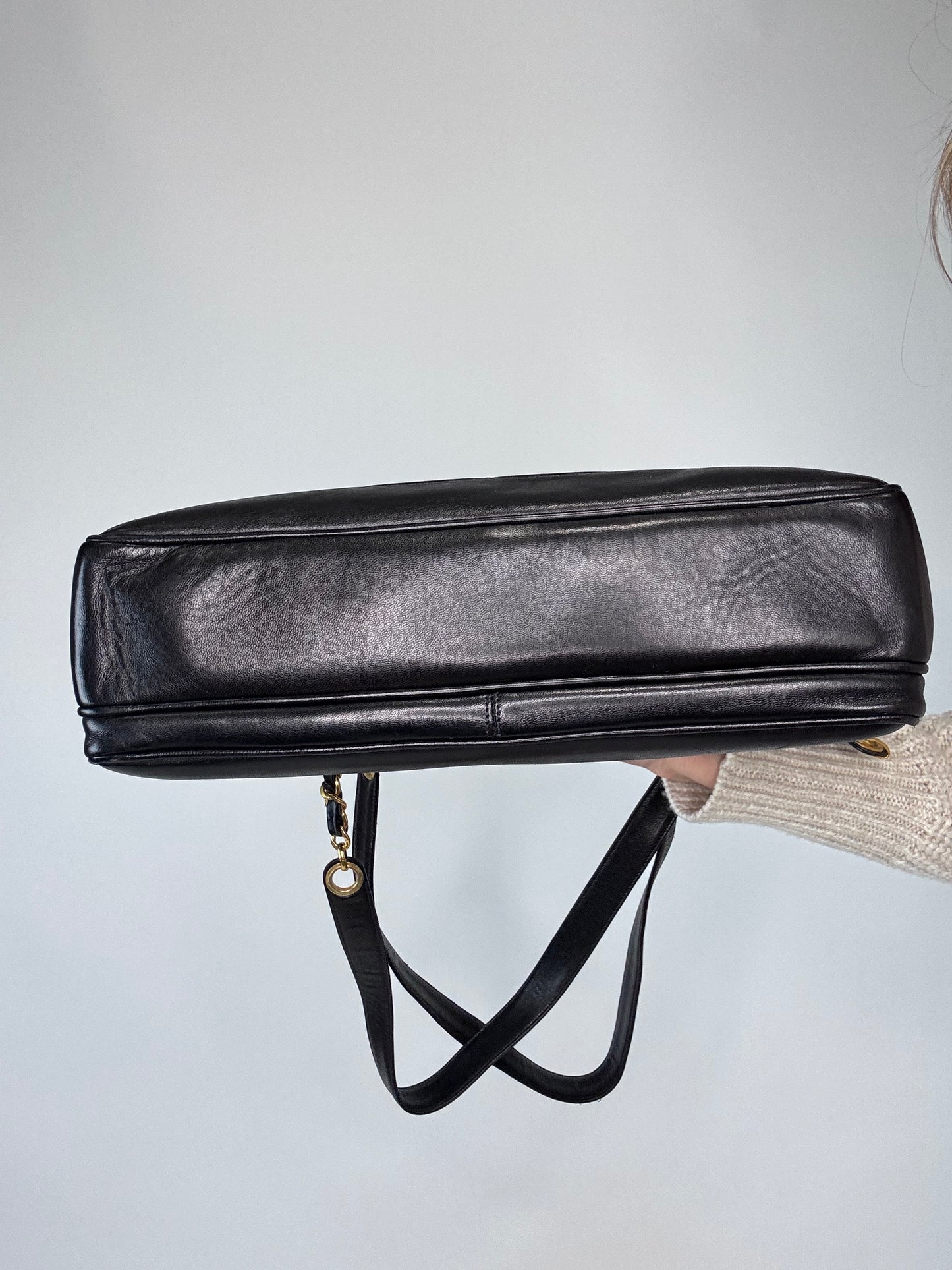 Chanel Rare Lambskin Double Sided Tote