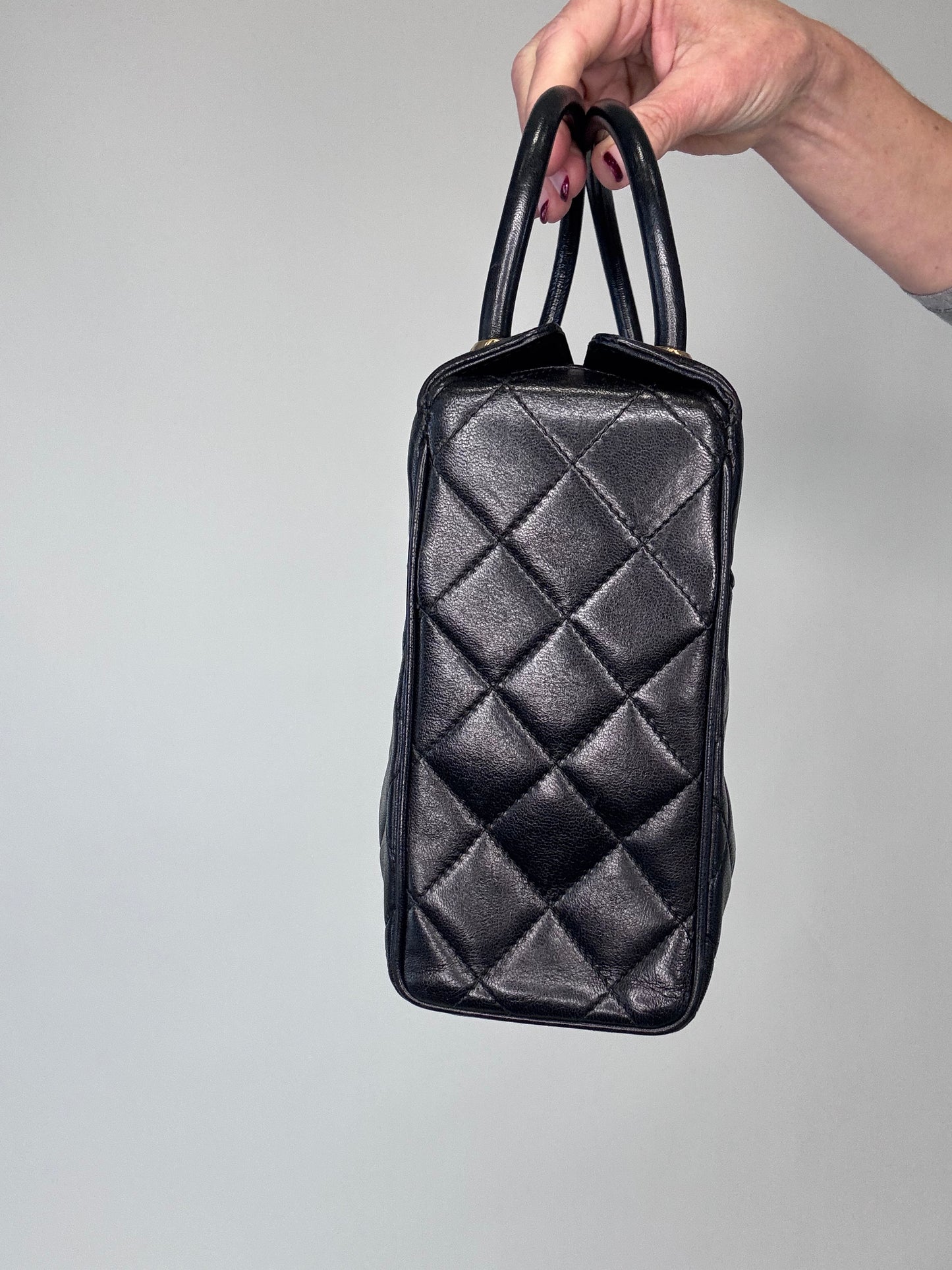 Chanel Rare Matelasse Top Handle Bag