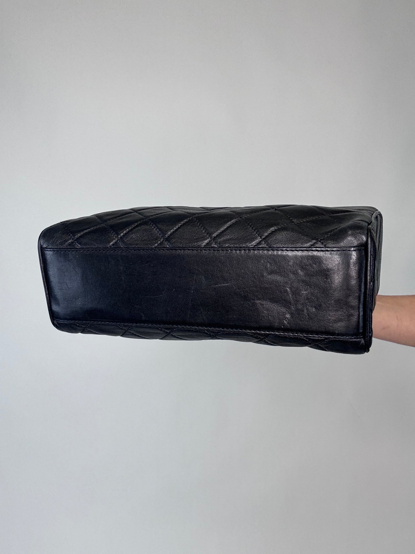 Chanel Rare Matelasse Top Handle Bag