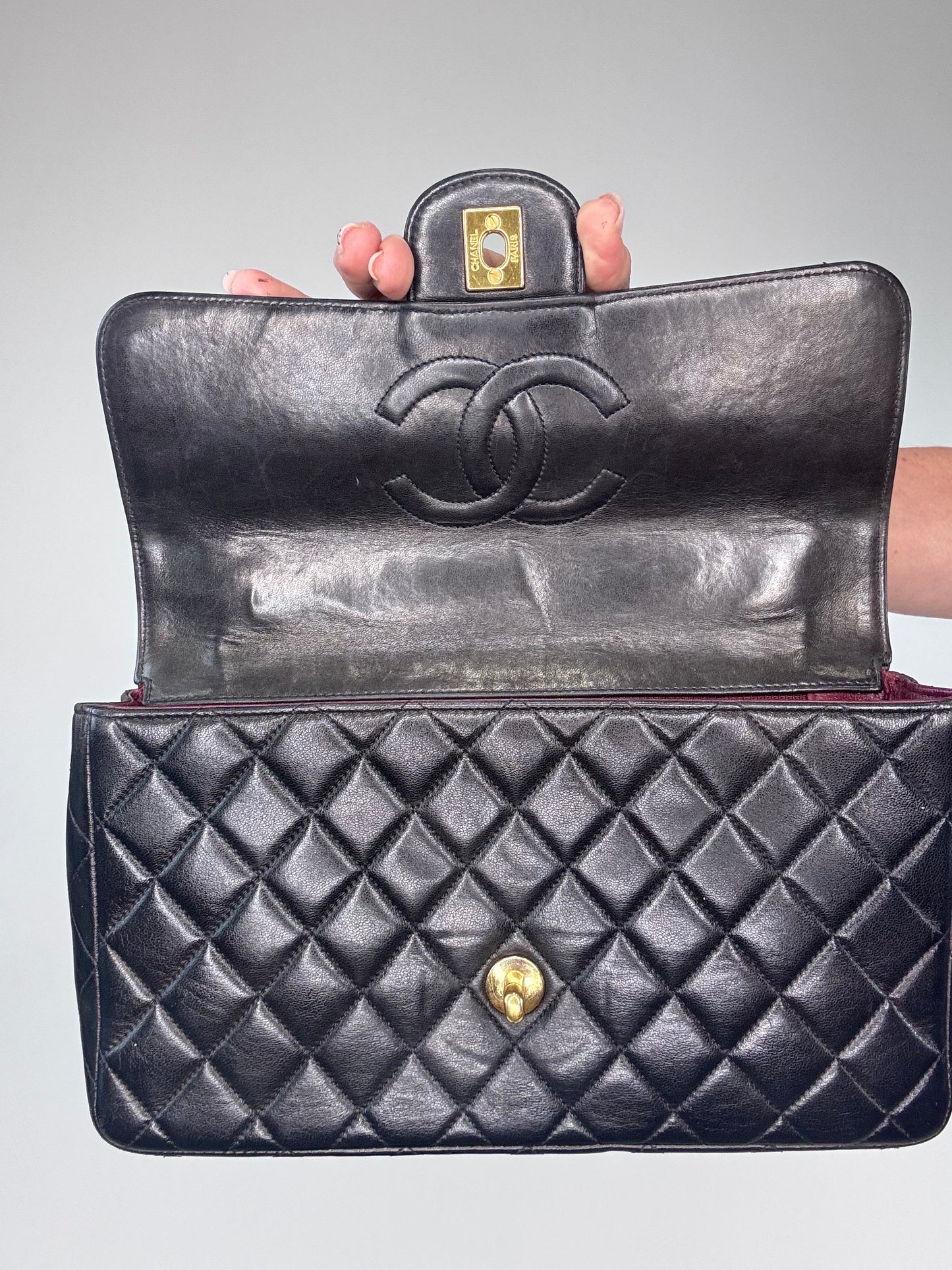 Chanel Vintage Parent Child Top Handle Bag