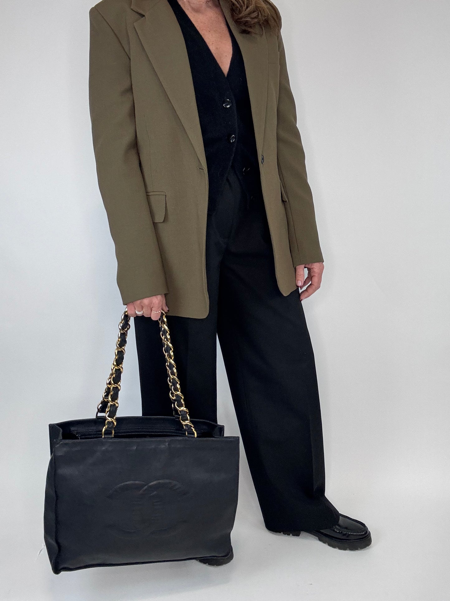 Chanel Deca Chunky Chain Tote