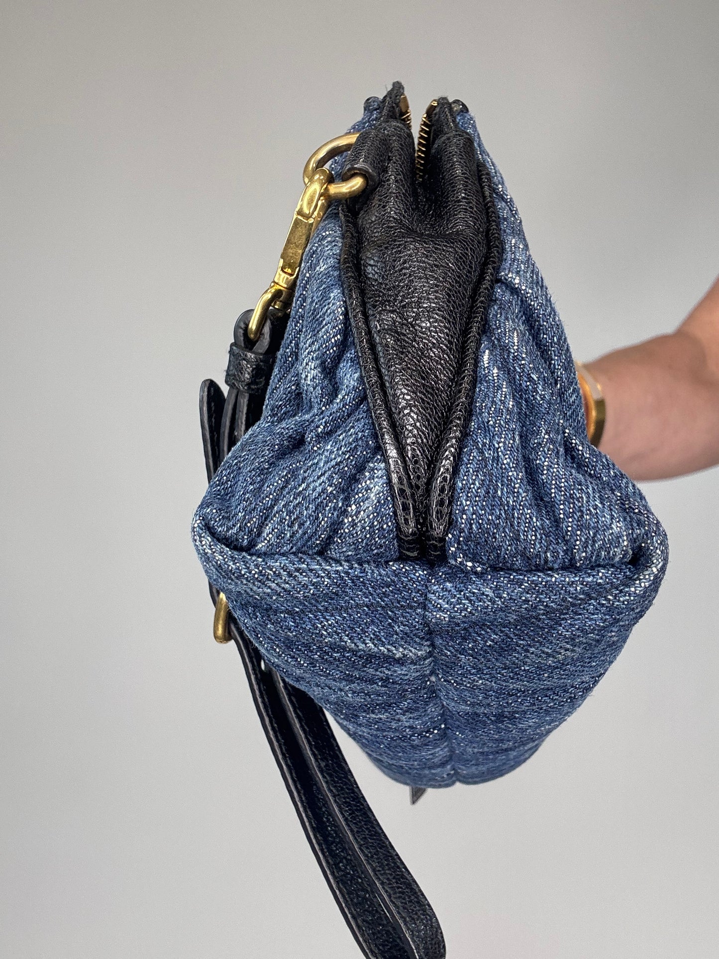 Miu Miu Denim Pouch