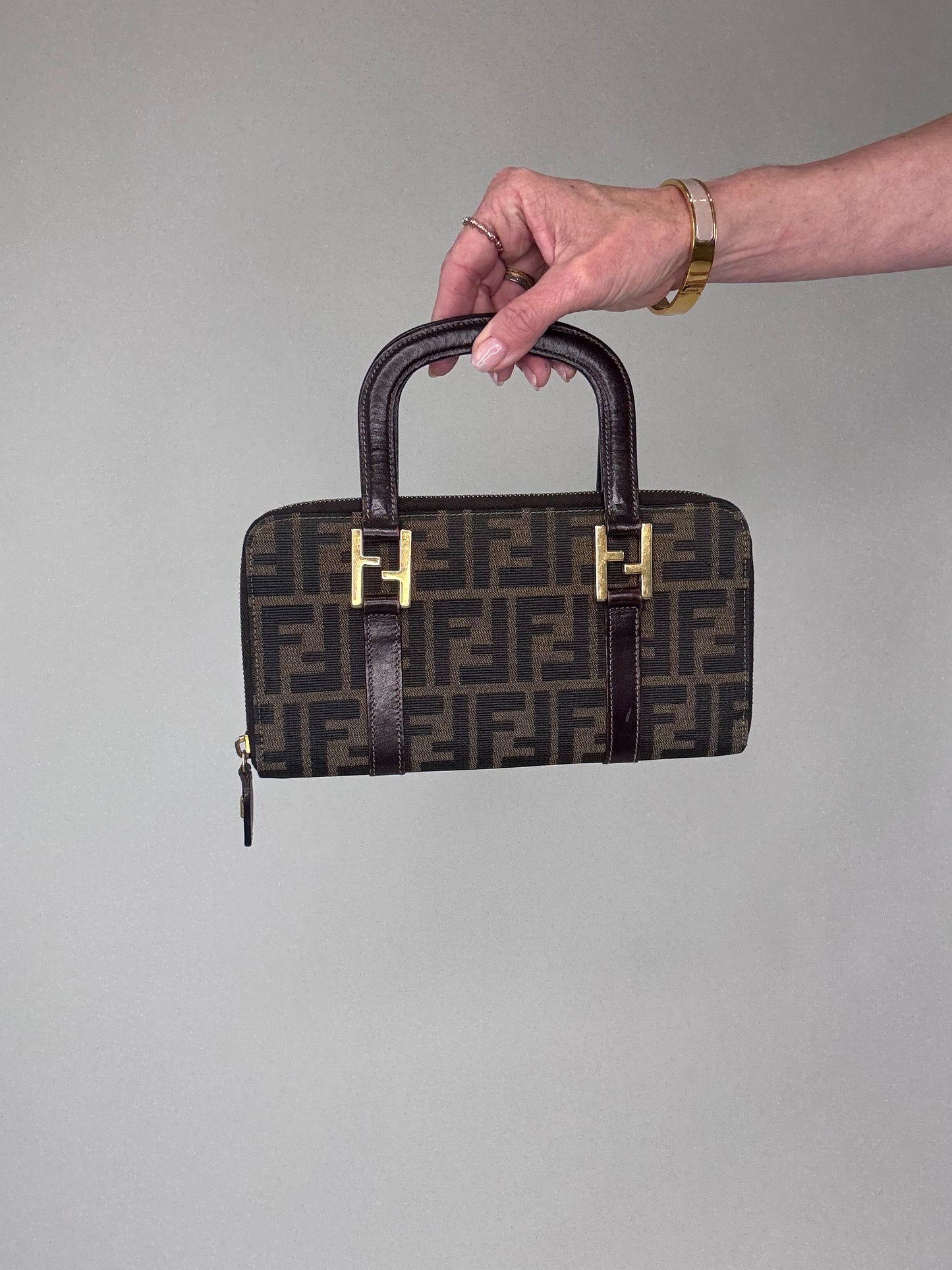 Fendi Zucca Vintage Wallet Bag