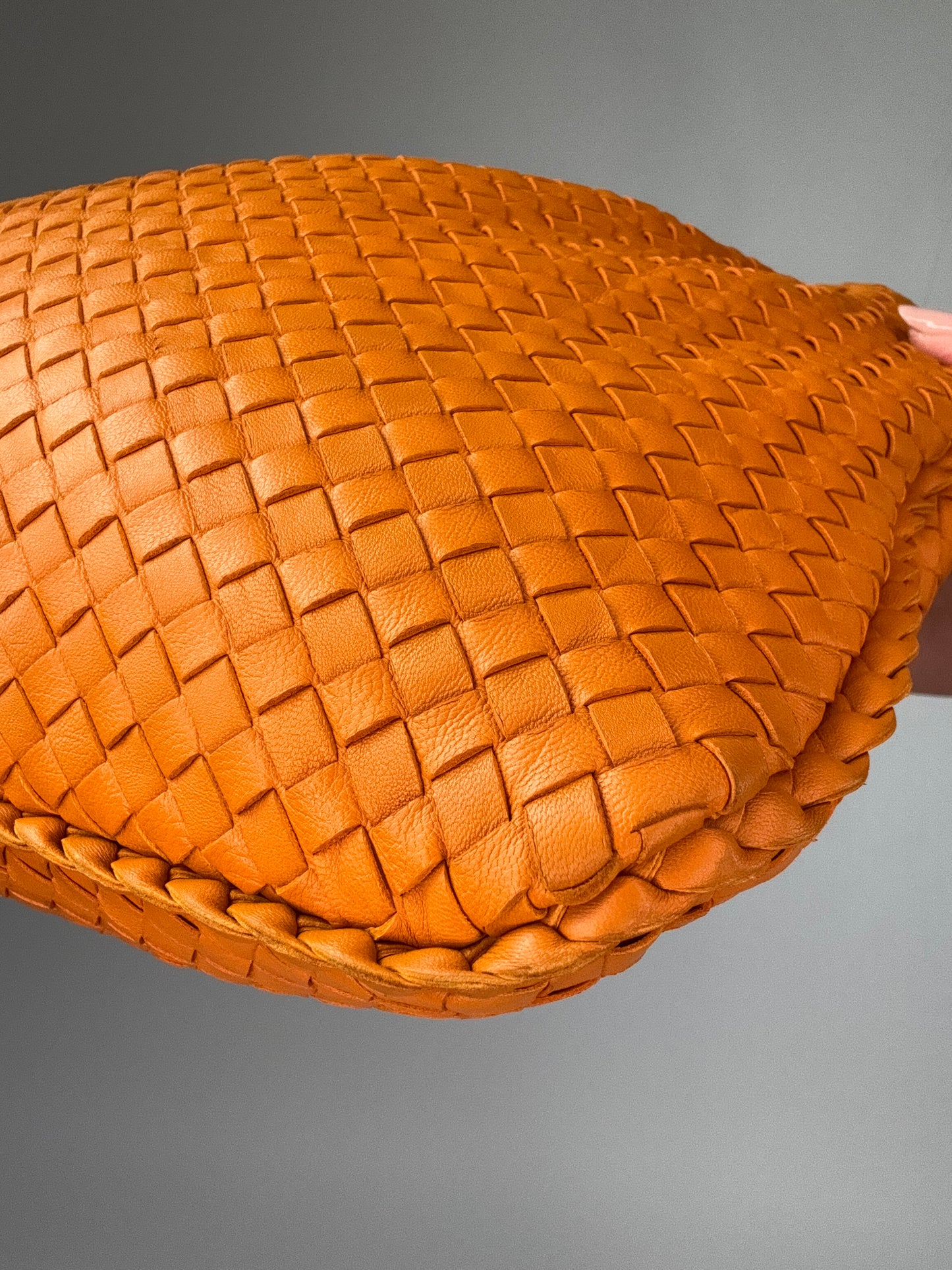 Bottega Veneta Intrecciato Hobo- Orange