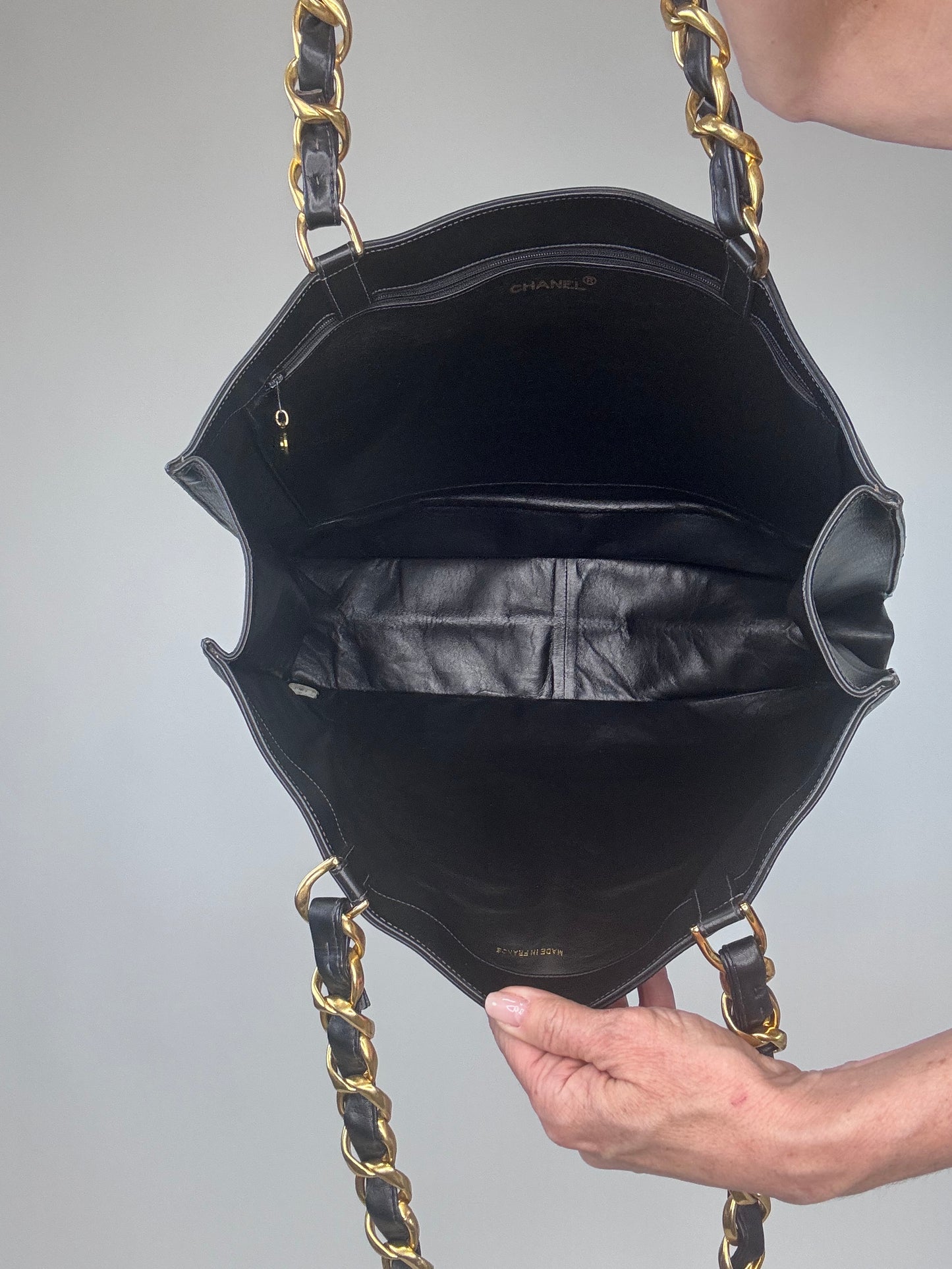 Chanel Vintage Deca Cocomark Tote