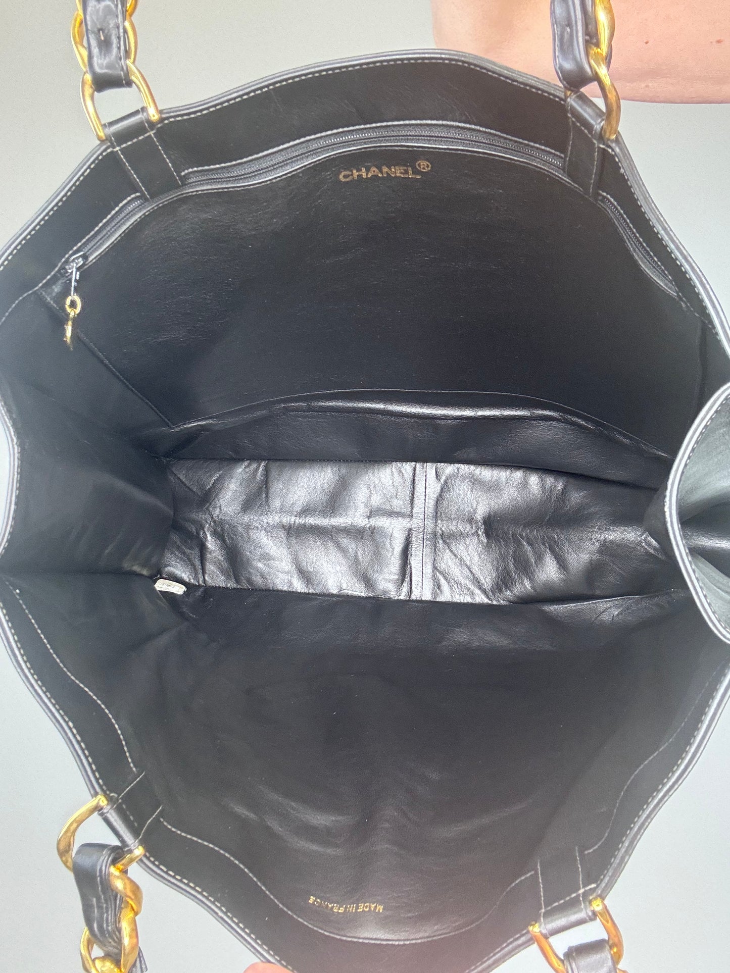 Chanel Vintage Deca Cocomark Tote