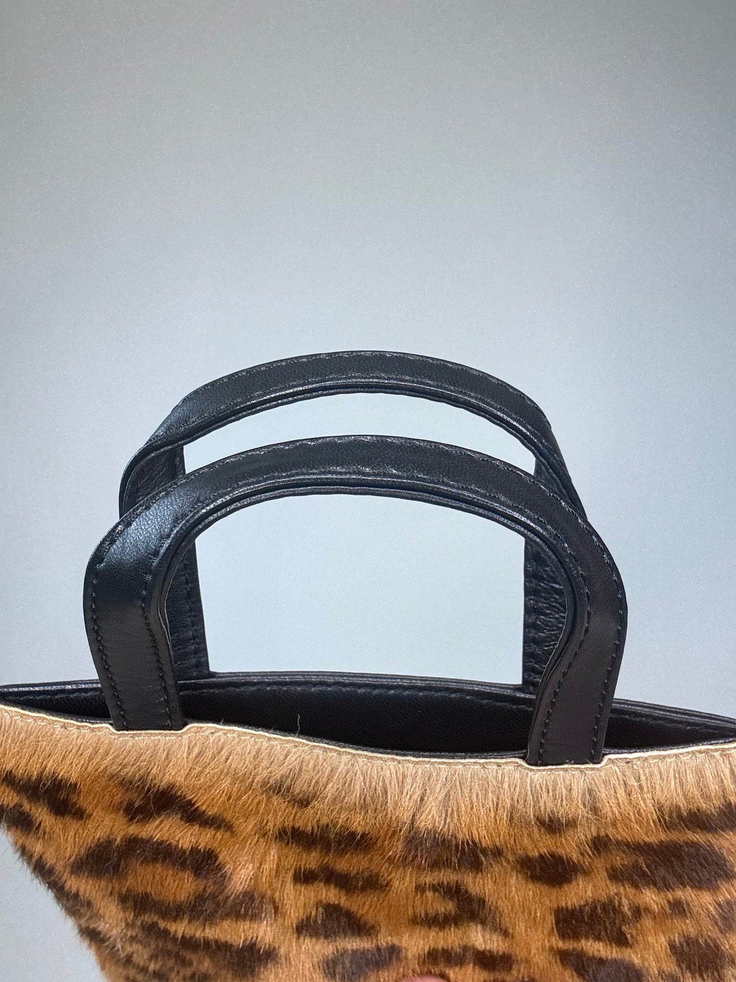 Loewe Pony Hair, Leather Leopard Mini Bag