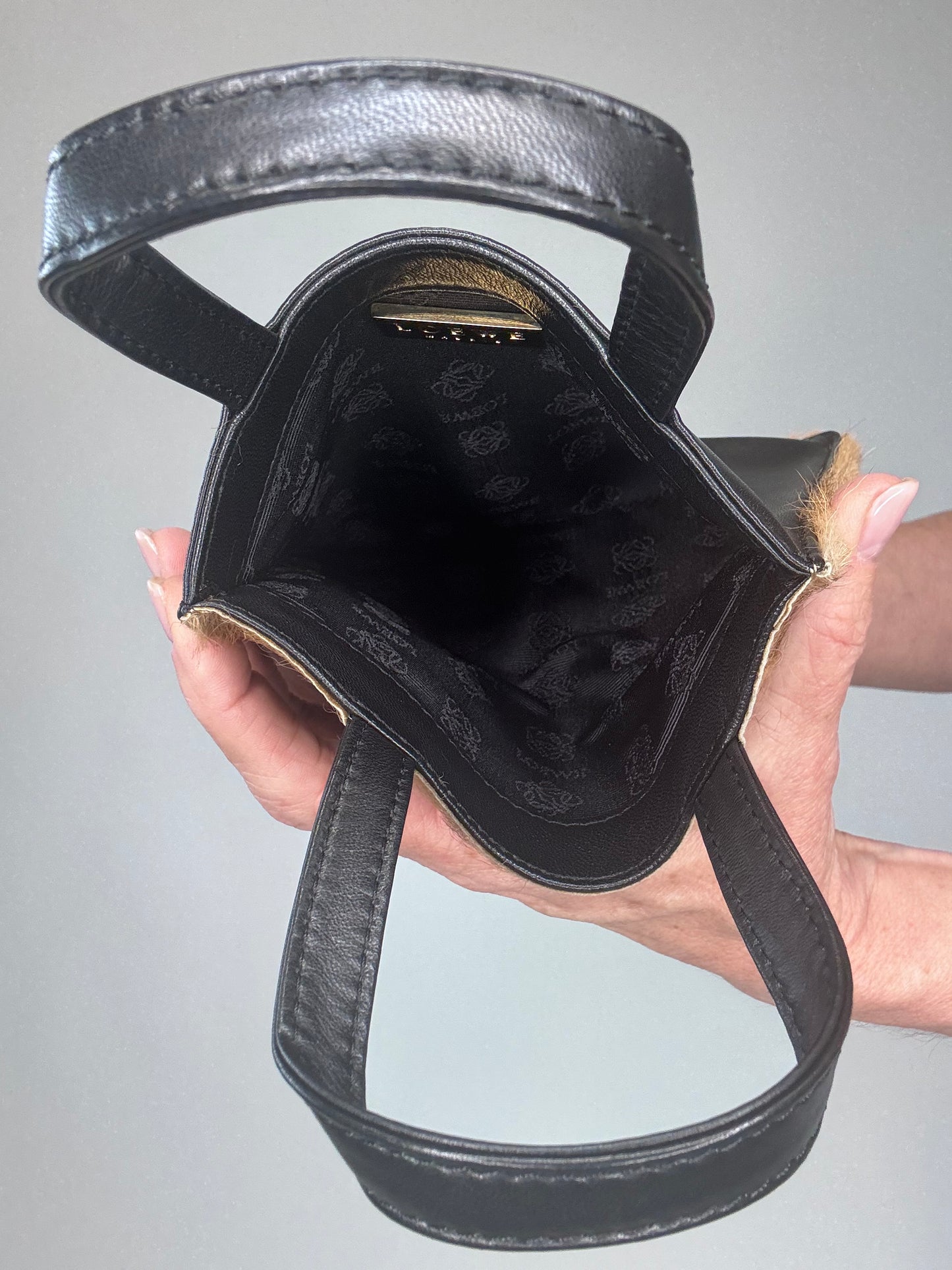 Loewe Pony Hair, Leather Leopard Mini Bag