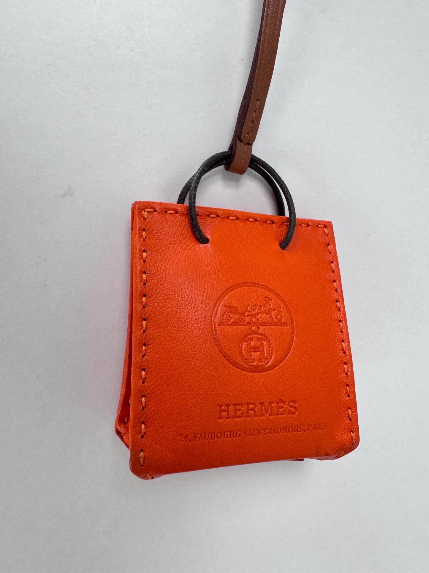Hermes Sac Orange Bag Charm