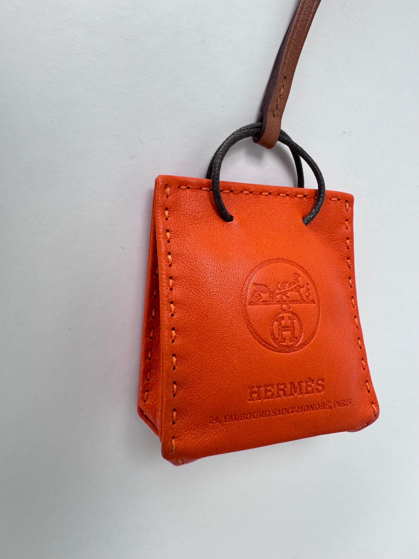 Hermes Sac Orange Bag Charm