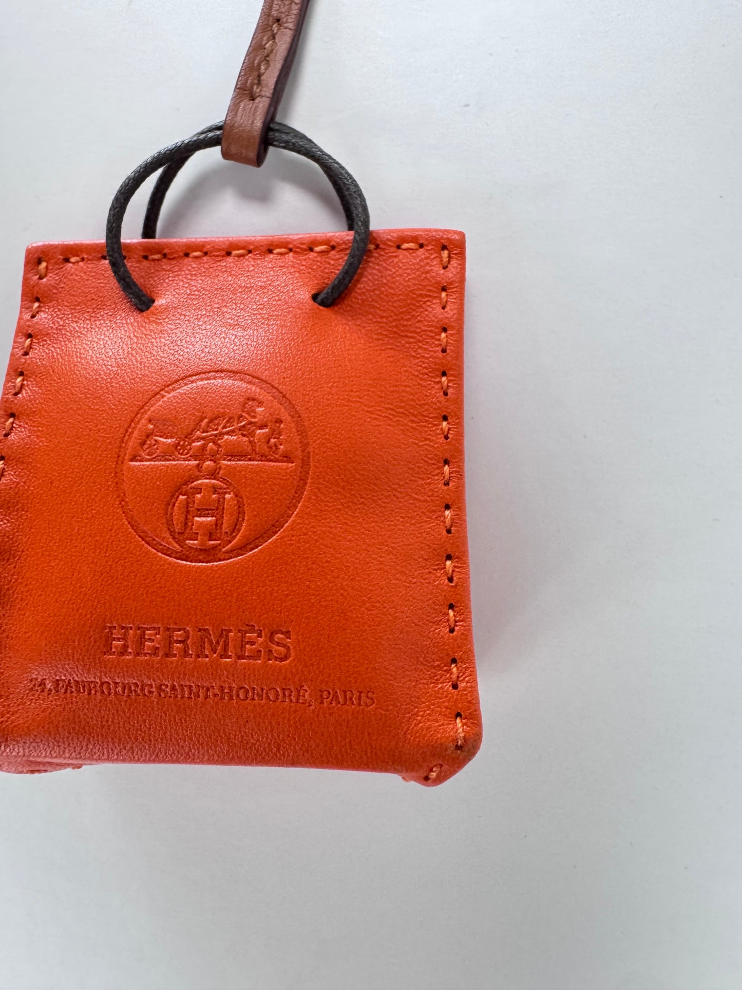 Hermes Sac Orange Bag Charm