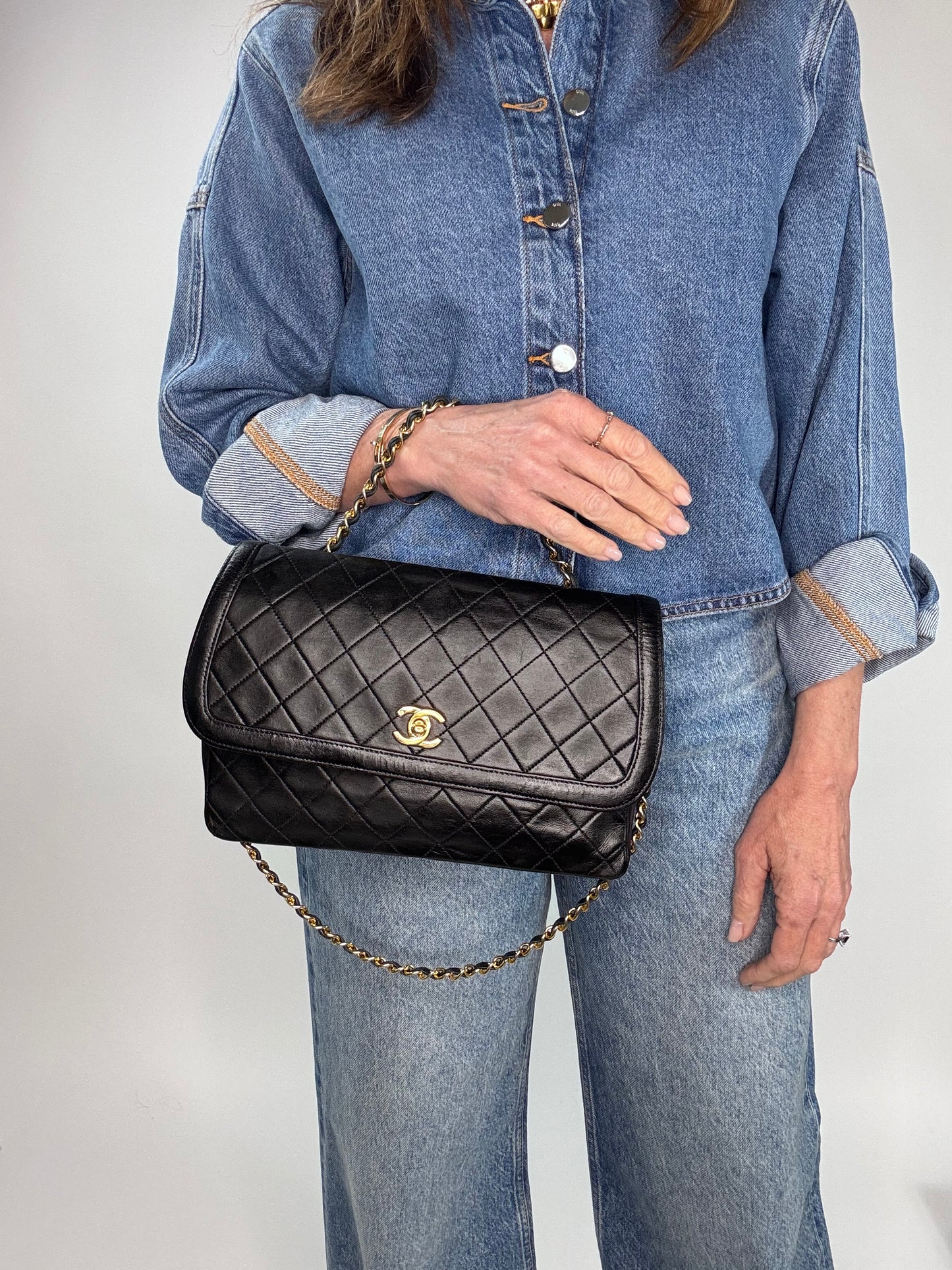 Chanel Timeless Vintage Single Flap with Baby