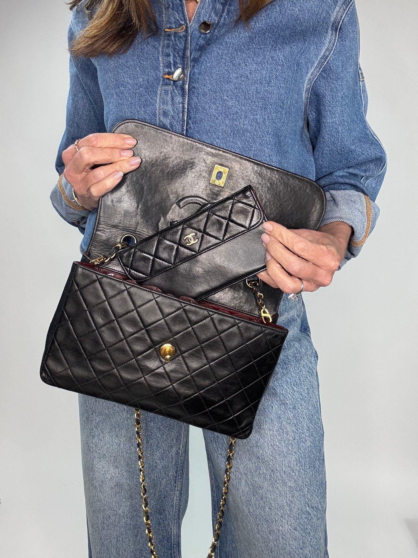 Chanel Timeless Vintage Single Flap with Baby