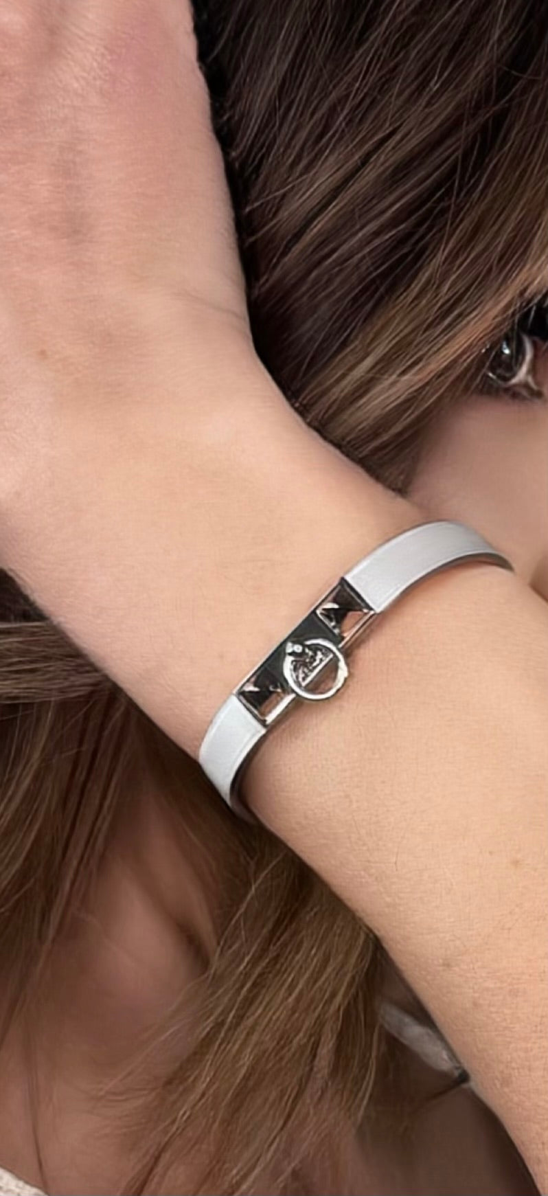 Hermés Rivale Silver Mini Bracelet