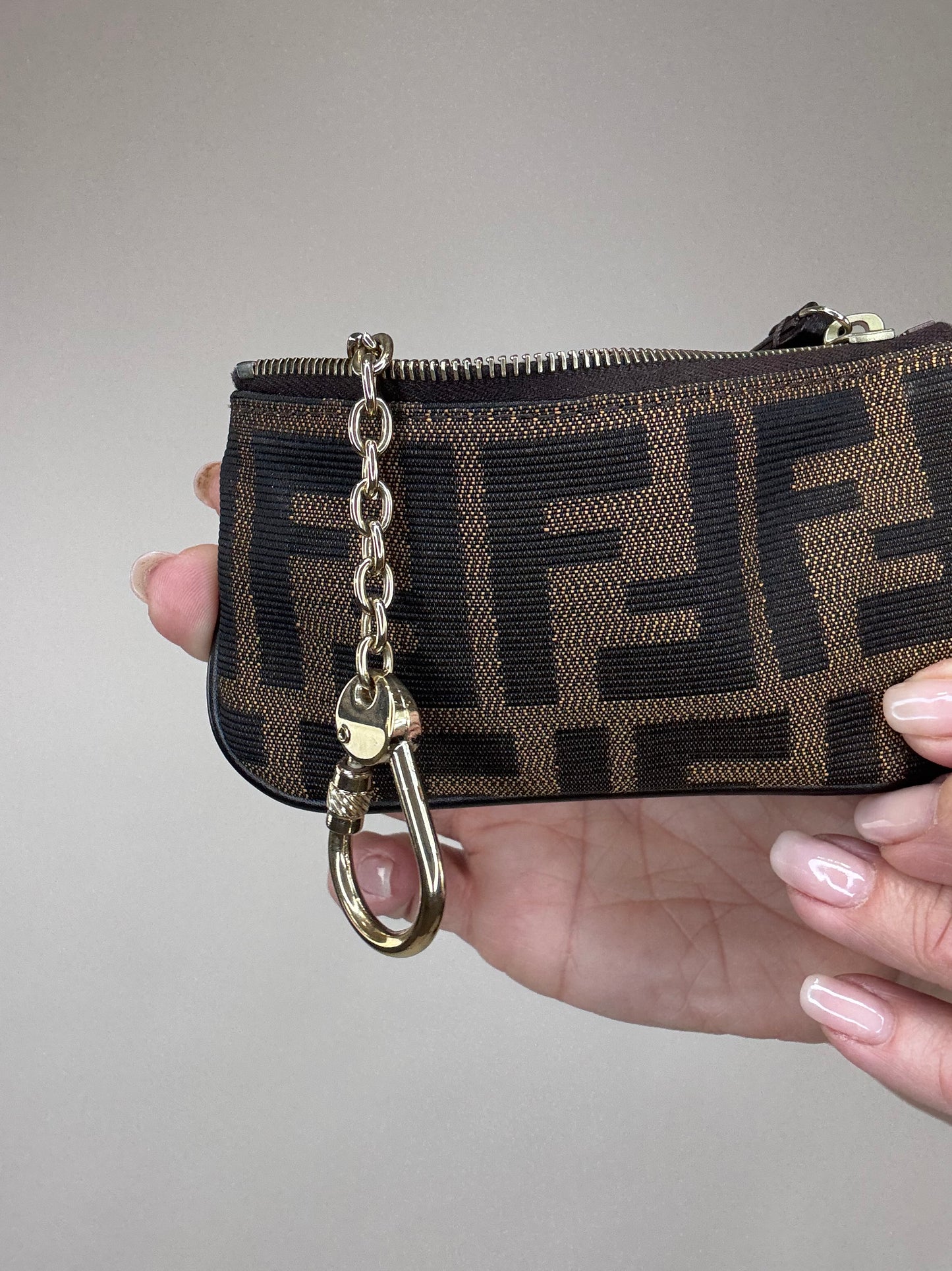 Fendi Zucca Coin Key Pouch