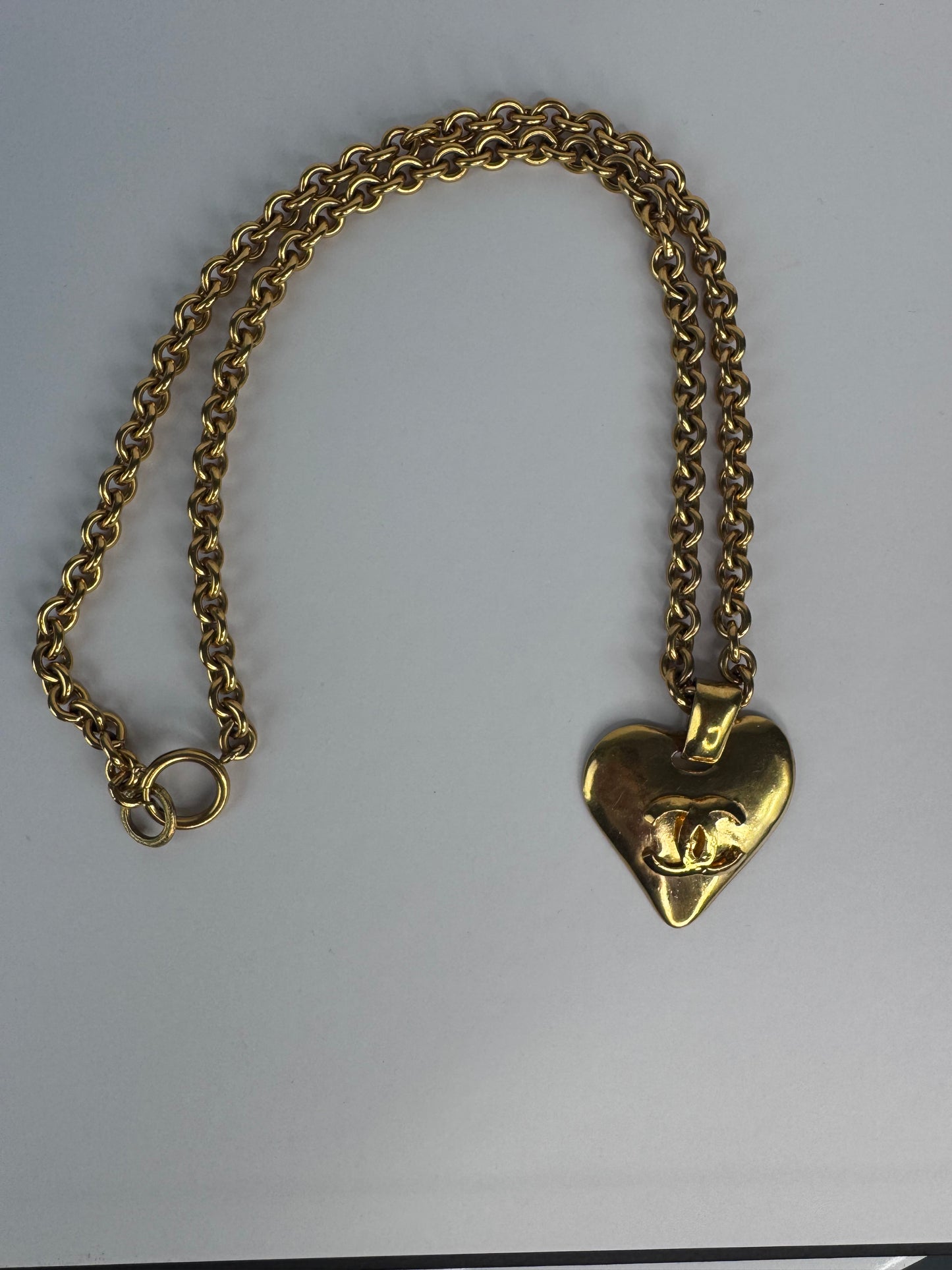 Chanel COCO Mark Heart Pendent