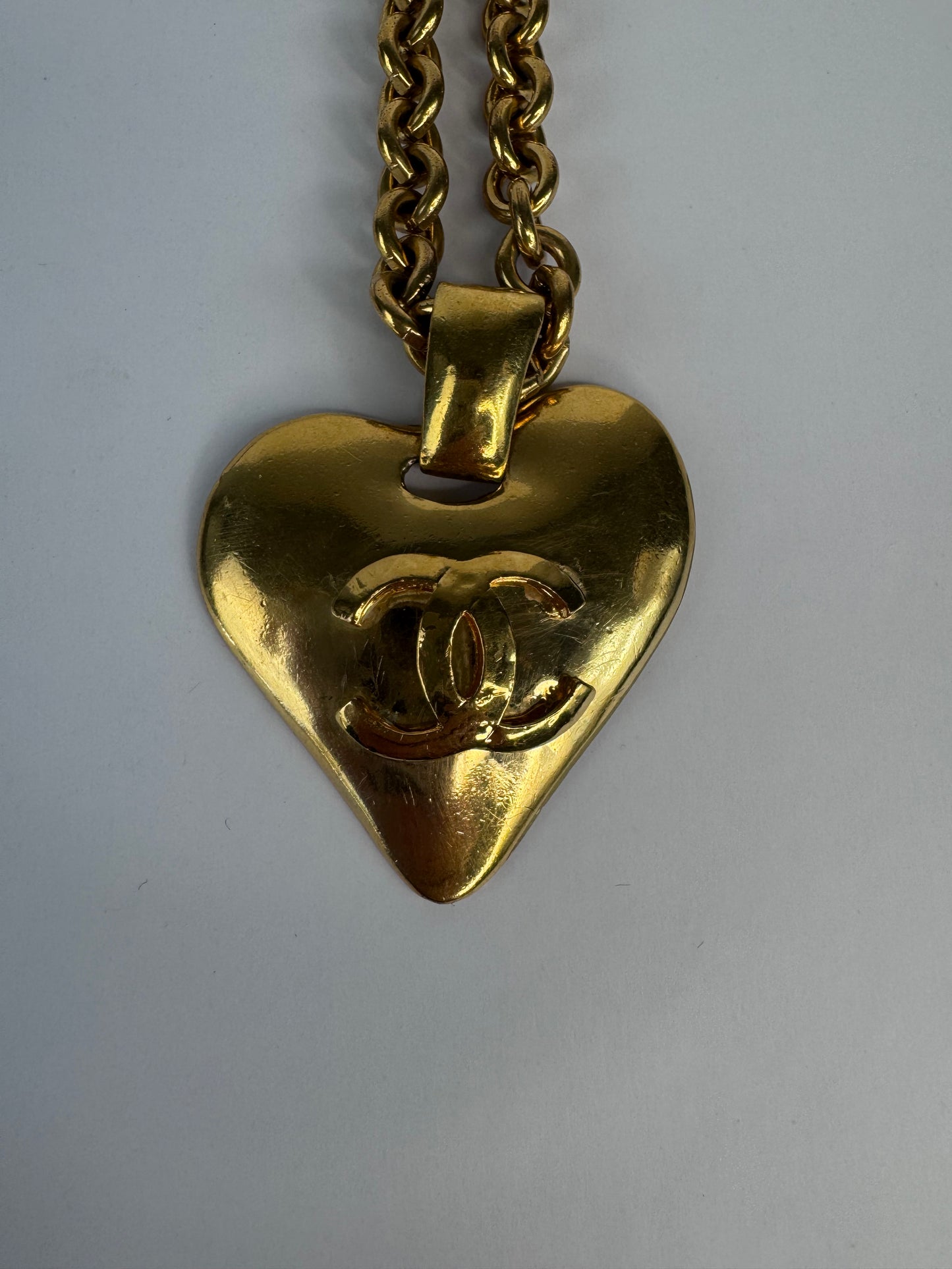 Chanel COCO Mark Heart Pendent