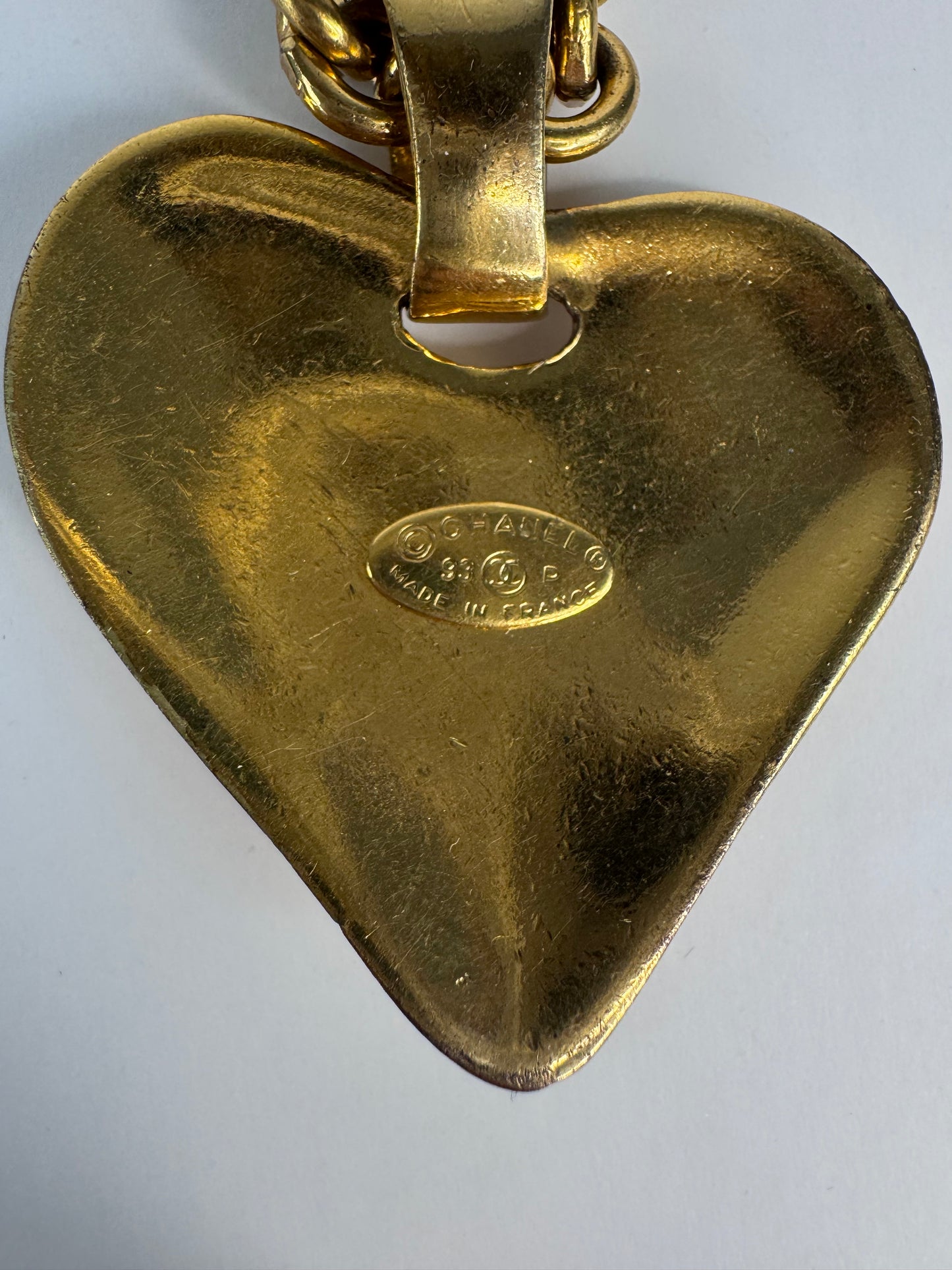 Chanel COCO Mark Heart Pendent