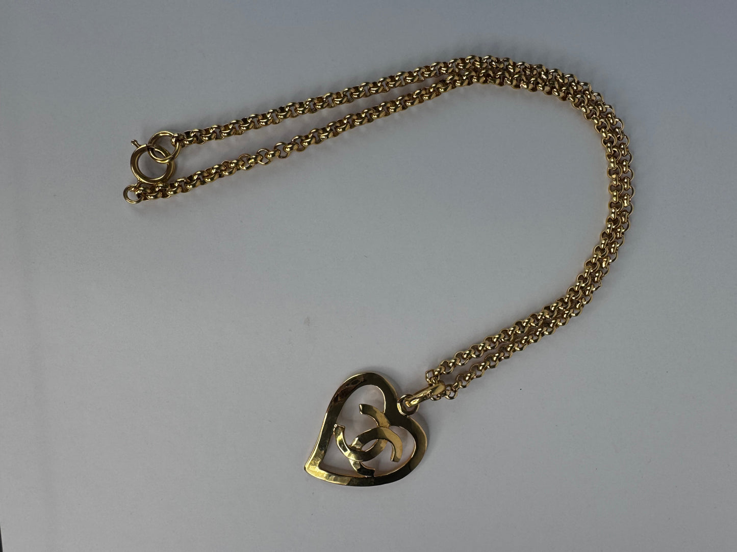 Chanel Vintage Heart Pendent