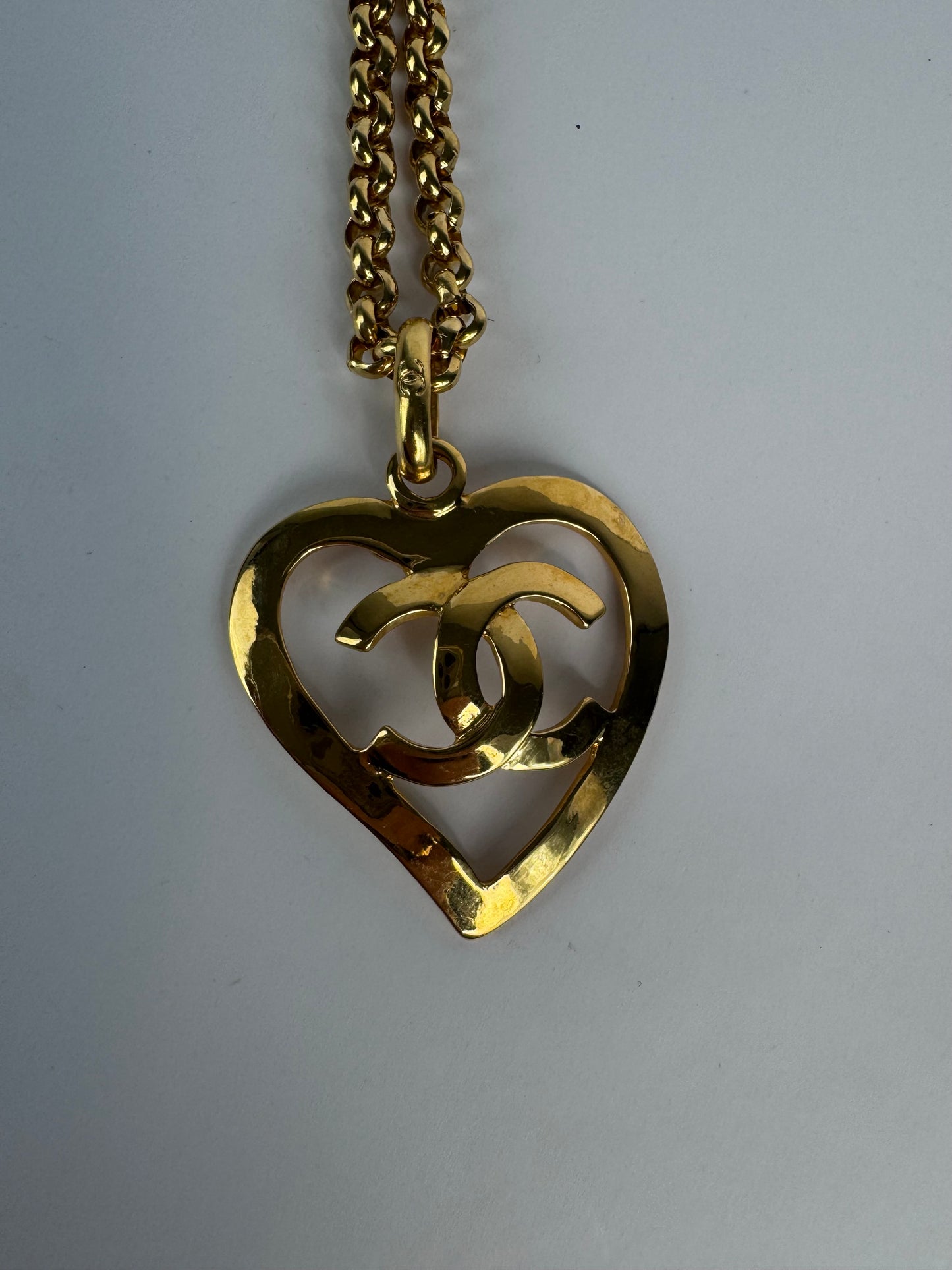 Chanel Vintage Heart Pendent