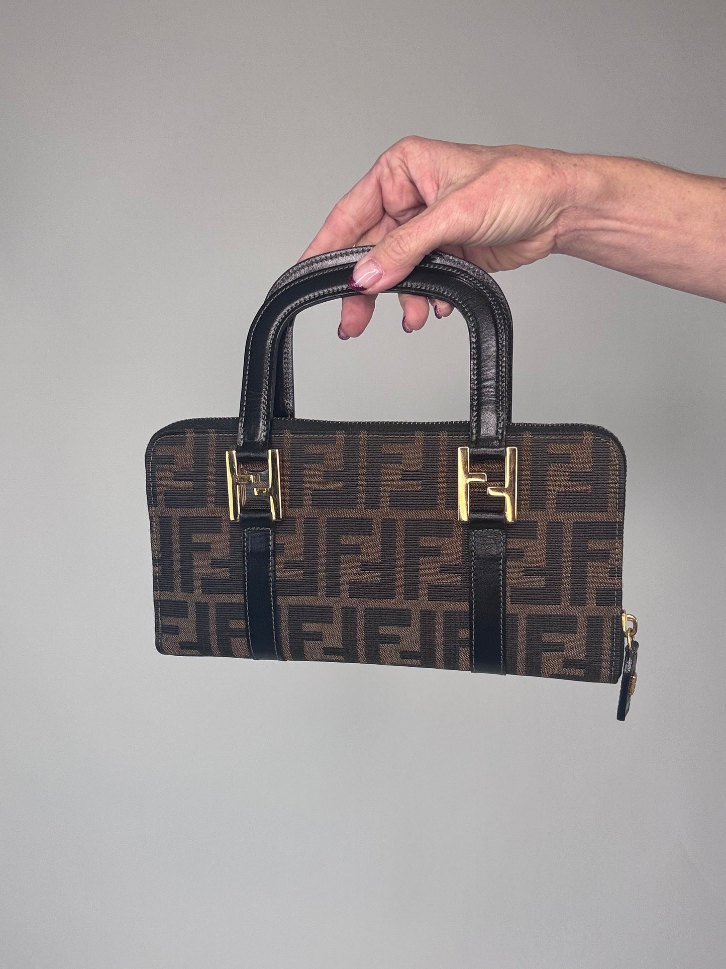 Fendi Zucca Wallet Bag