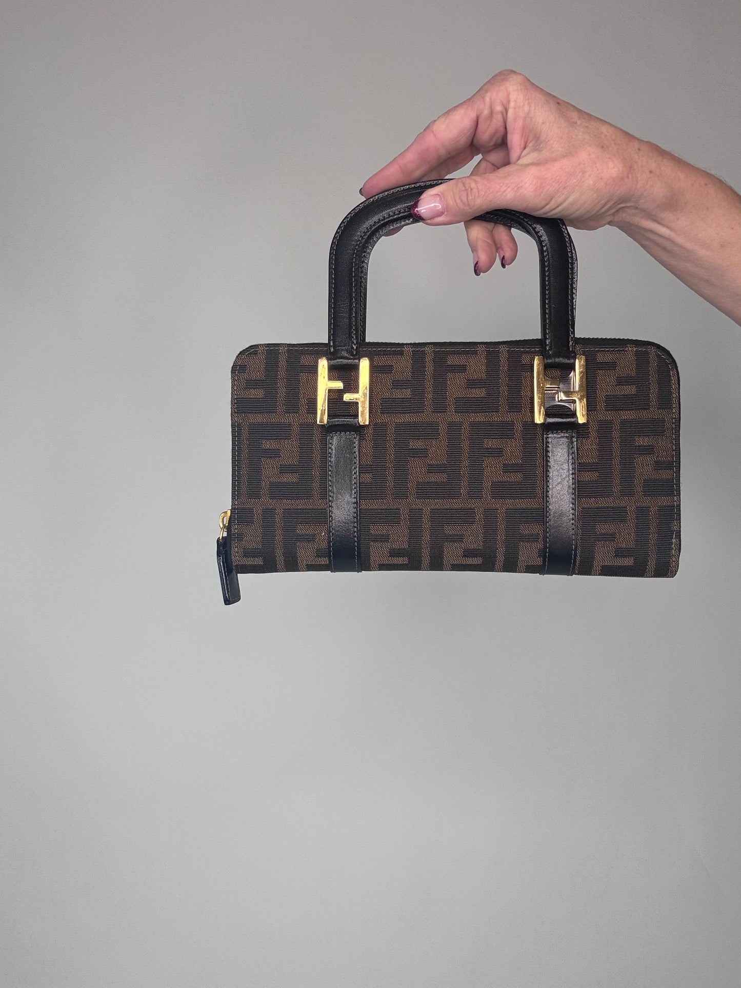Fendi Zucca Wallet Bag