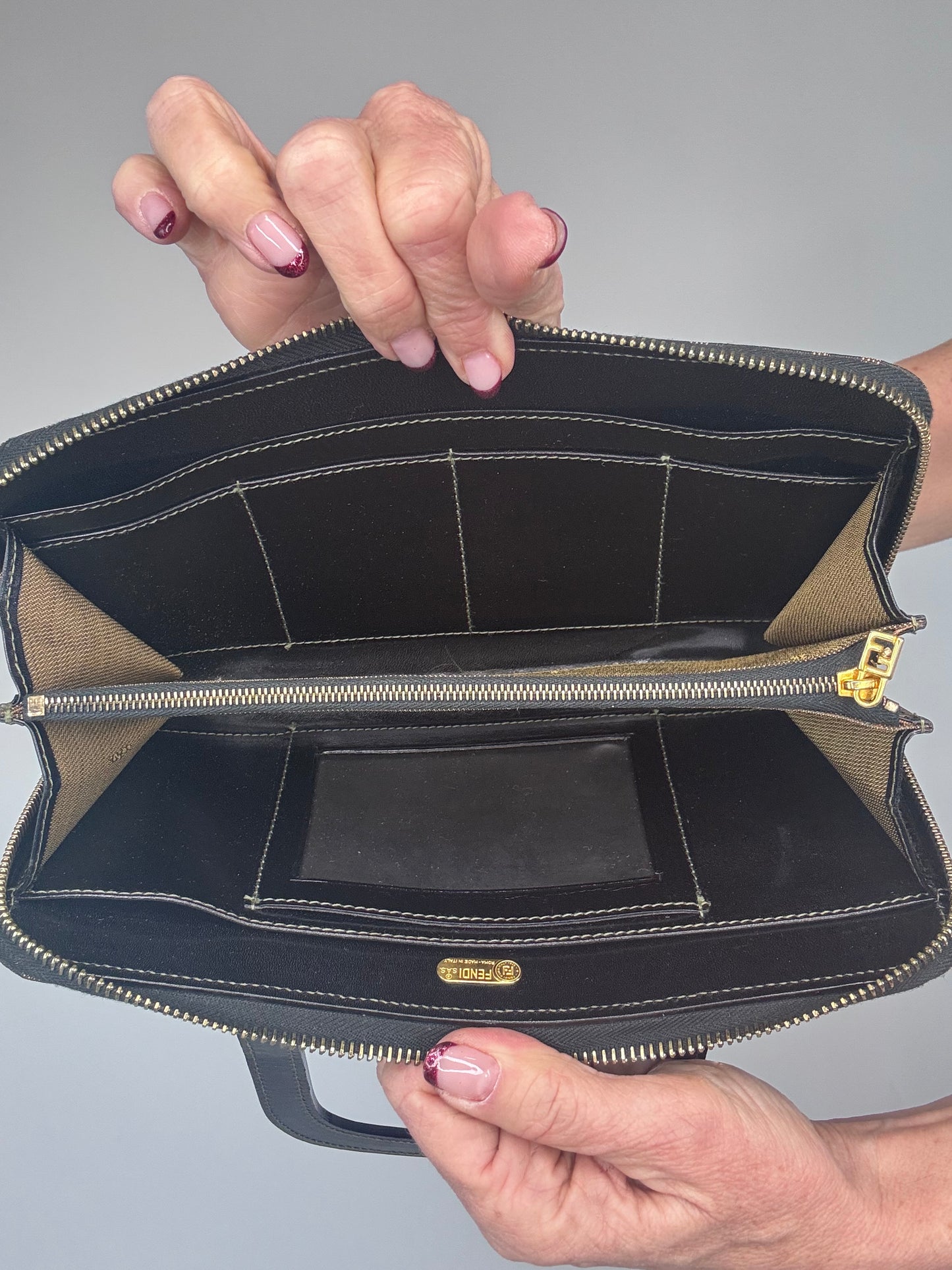 Fendi Zucca Wallet Bag