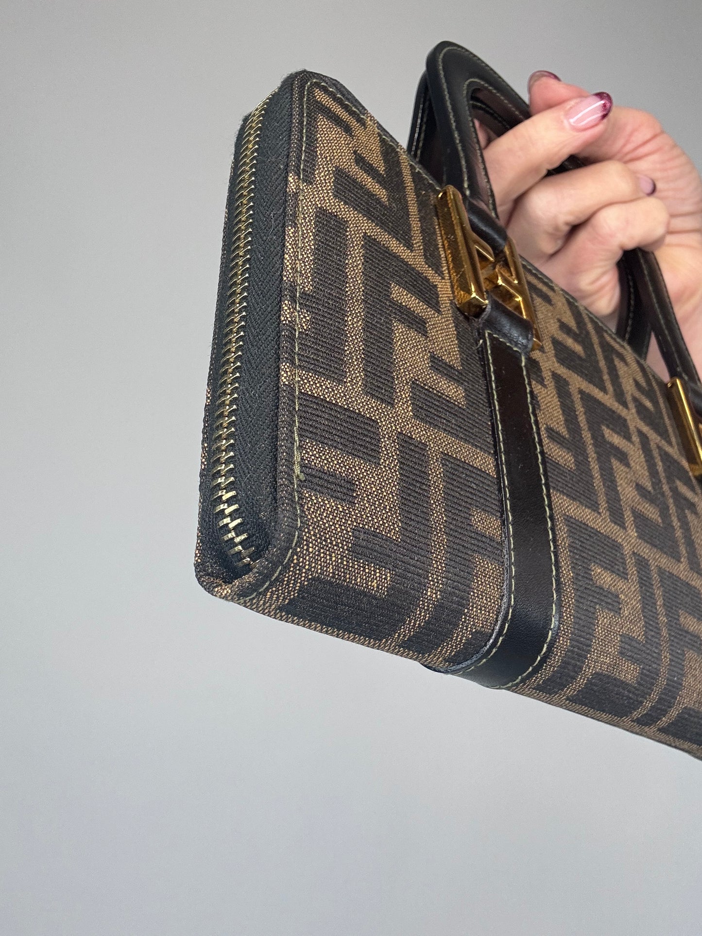 Fendi Zucca Wallet Bag