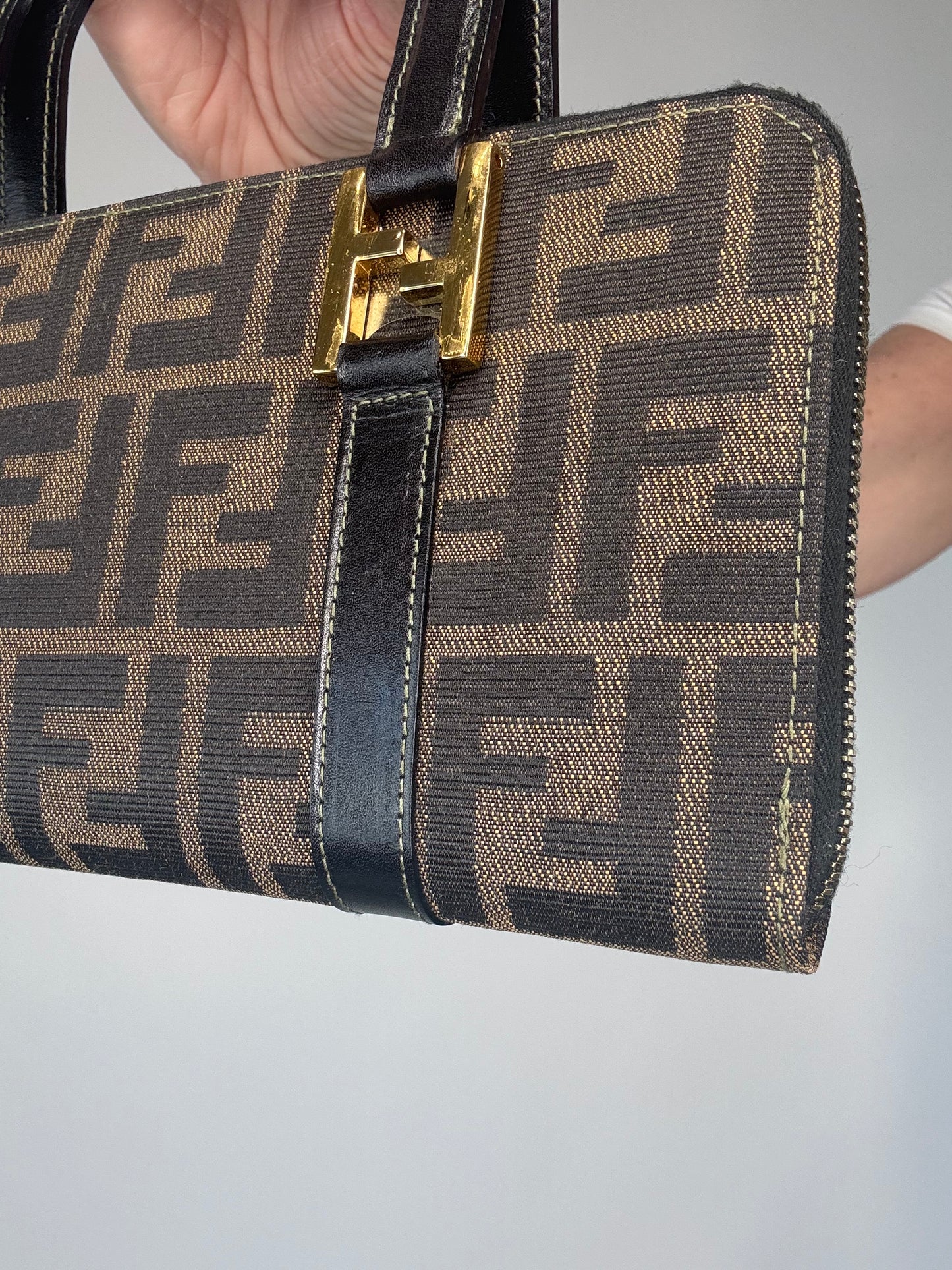 Fendi Zucca Wallet Bag
