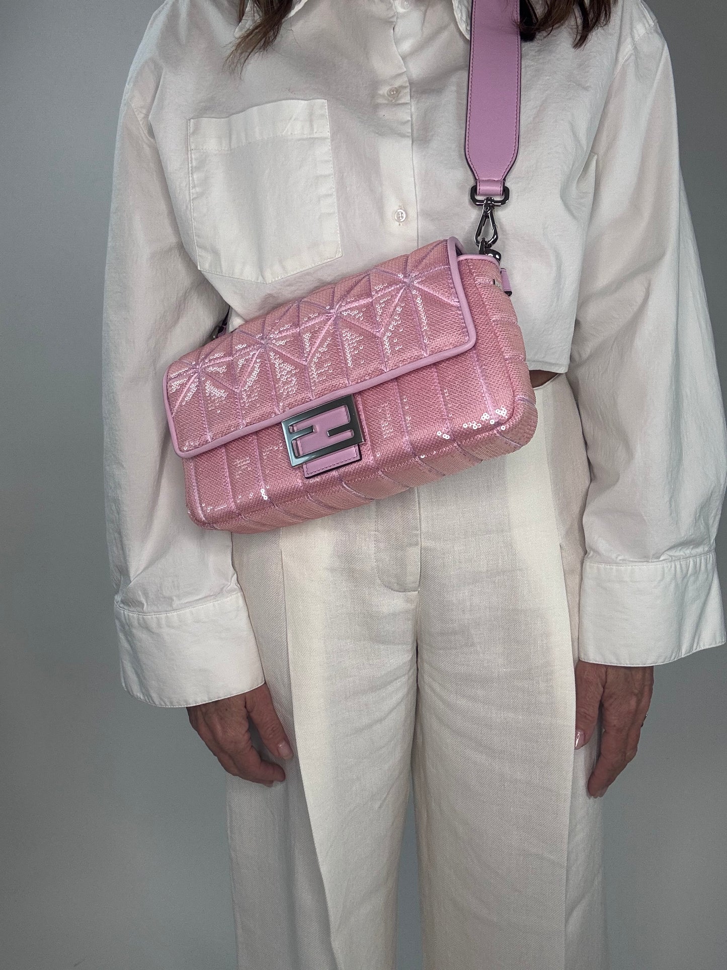 Fendi 1997 Re-Edition Glitter Two Way Bag