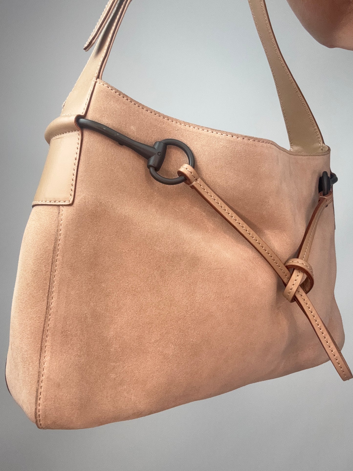 Gucci Suede Horsebit Hobo