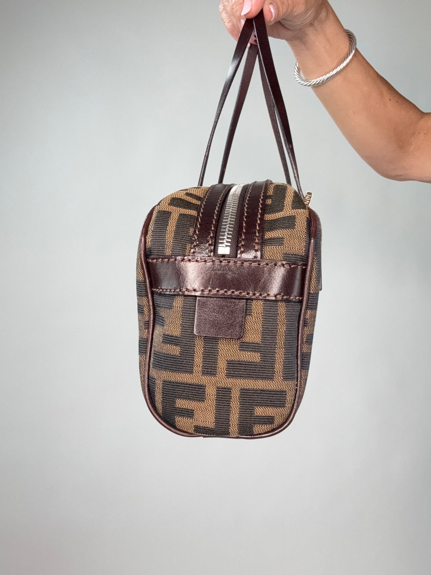 Fendi Zucca Vintage Rare East West Bag