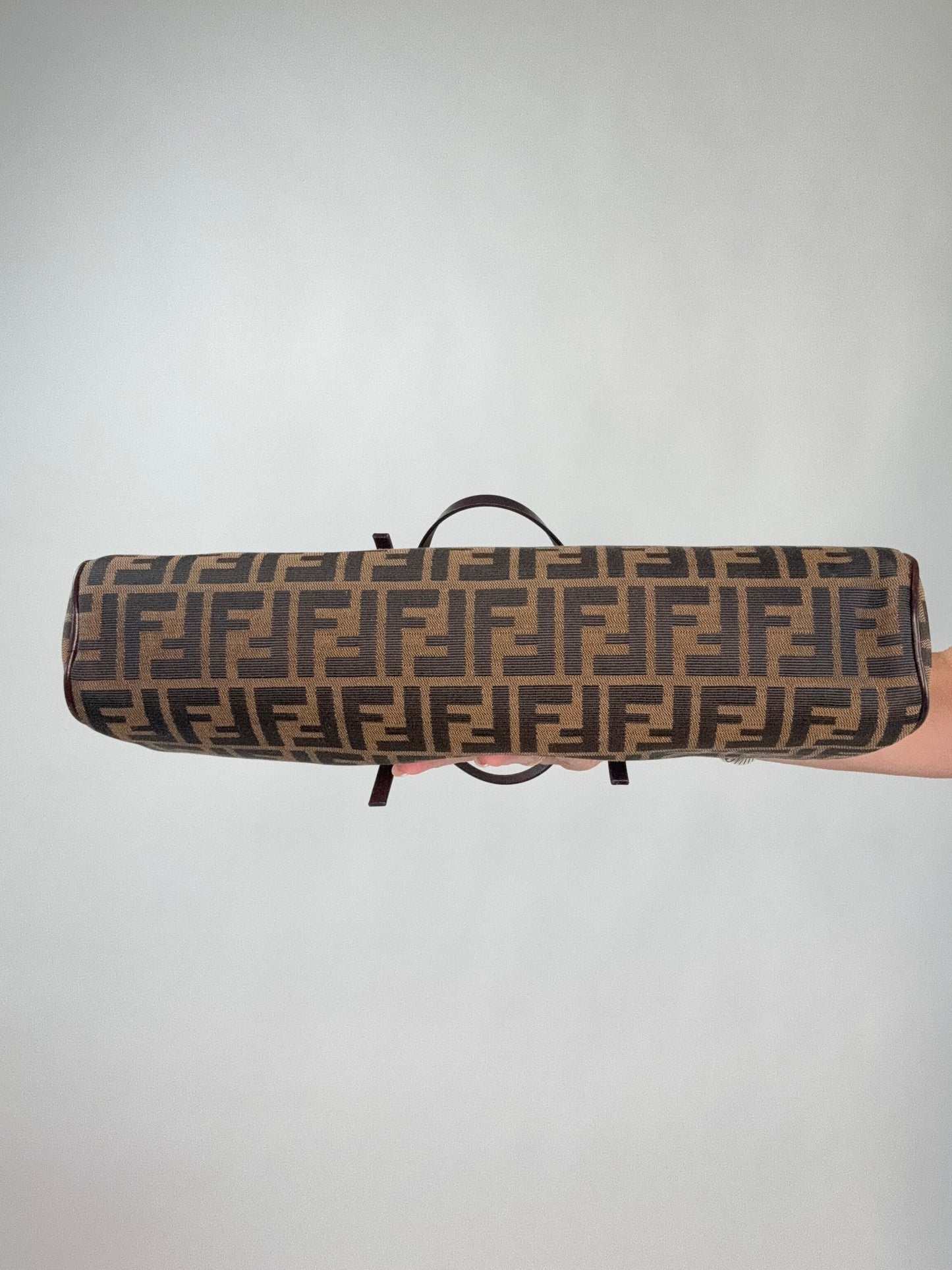 Fendi Zucca Vintage Rare East West Bag