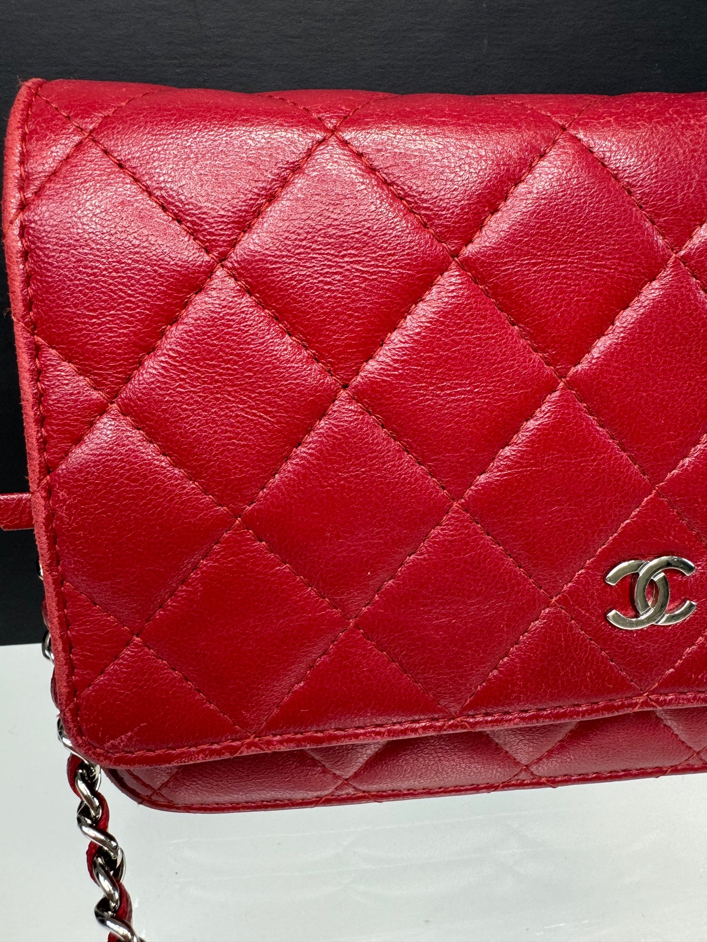 Chanel Classic Quilted Wallet On A Chain
